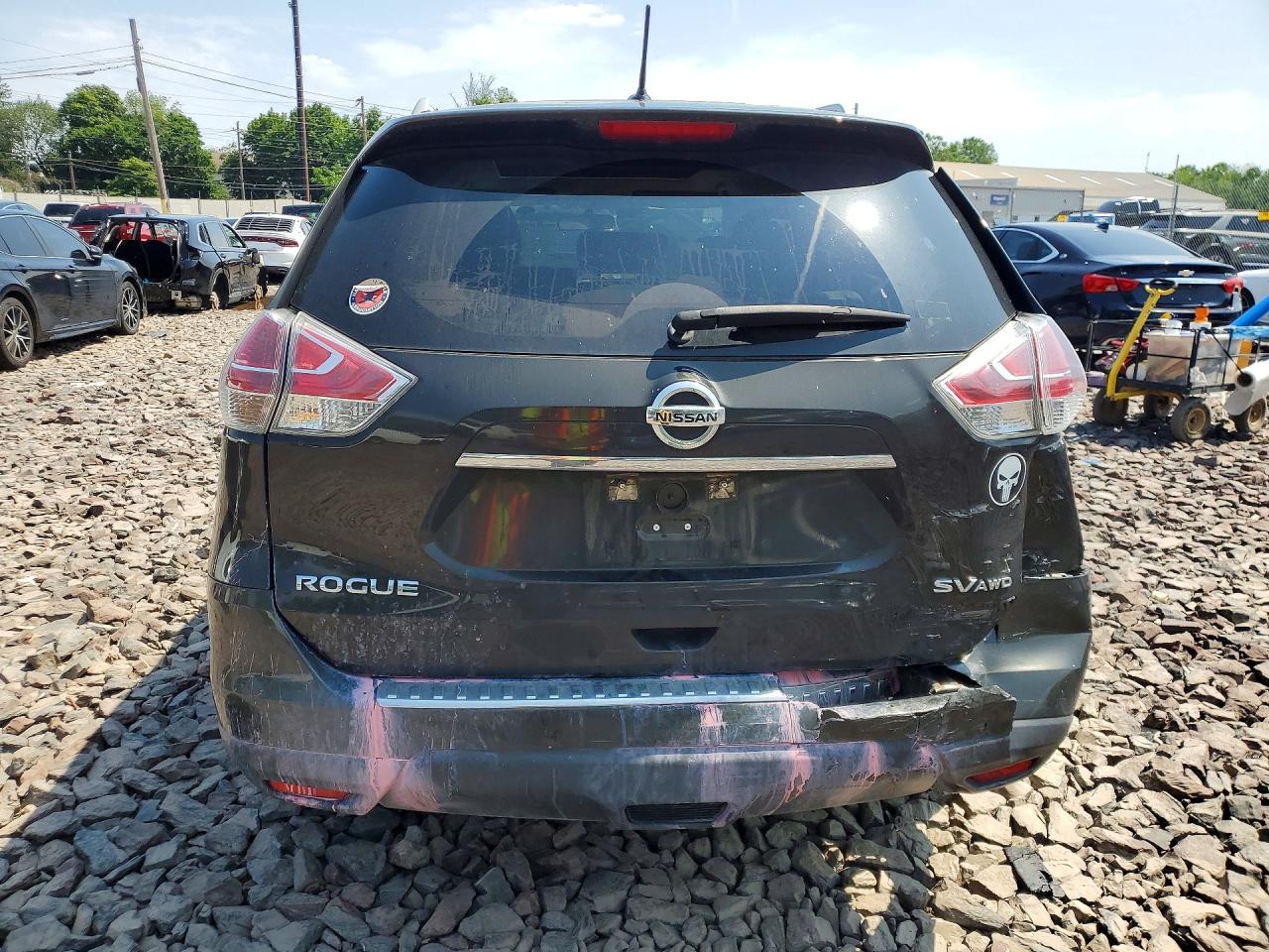 2014 Nissan Rogue Sv Charcoal vin: 5N1AT2MV5EC858708