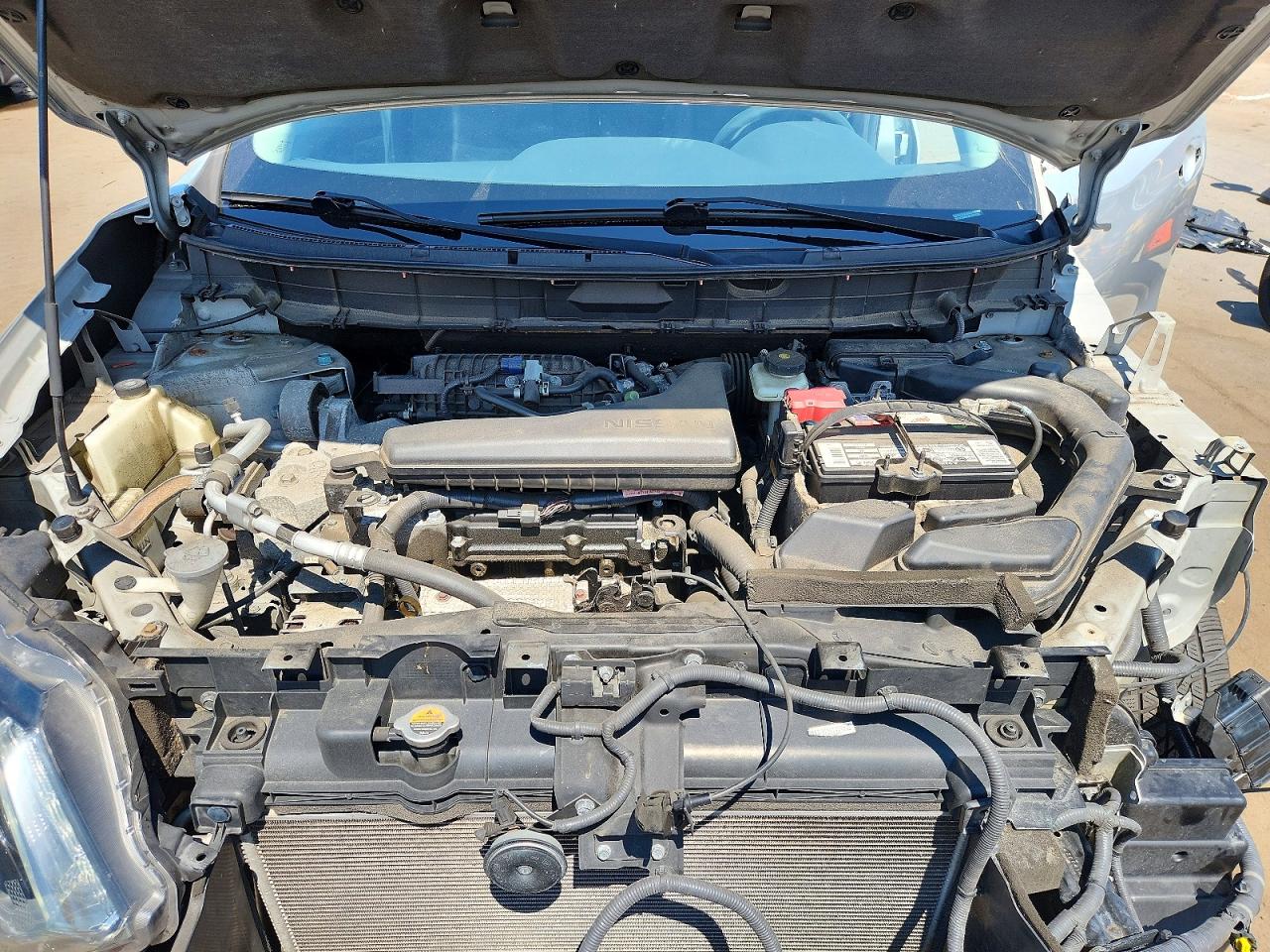 2014 Nissan Rogue Sv Silver vin: 5N1AT2MV5EC871006