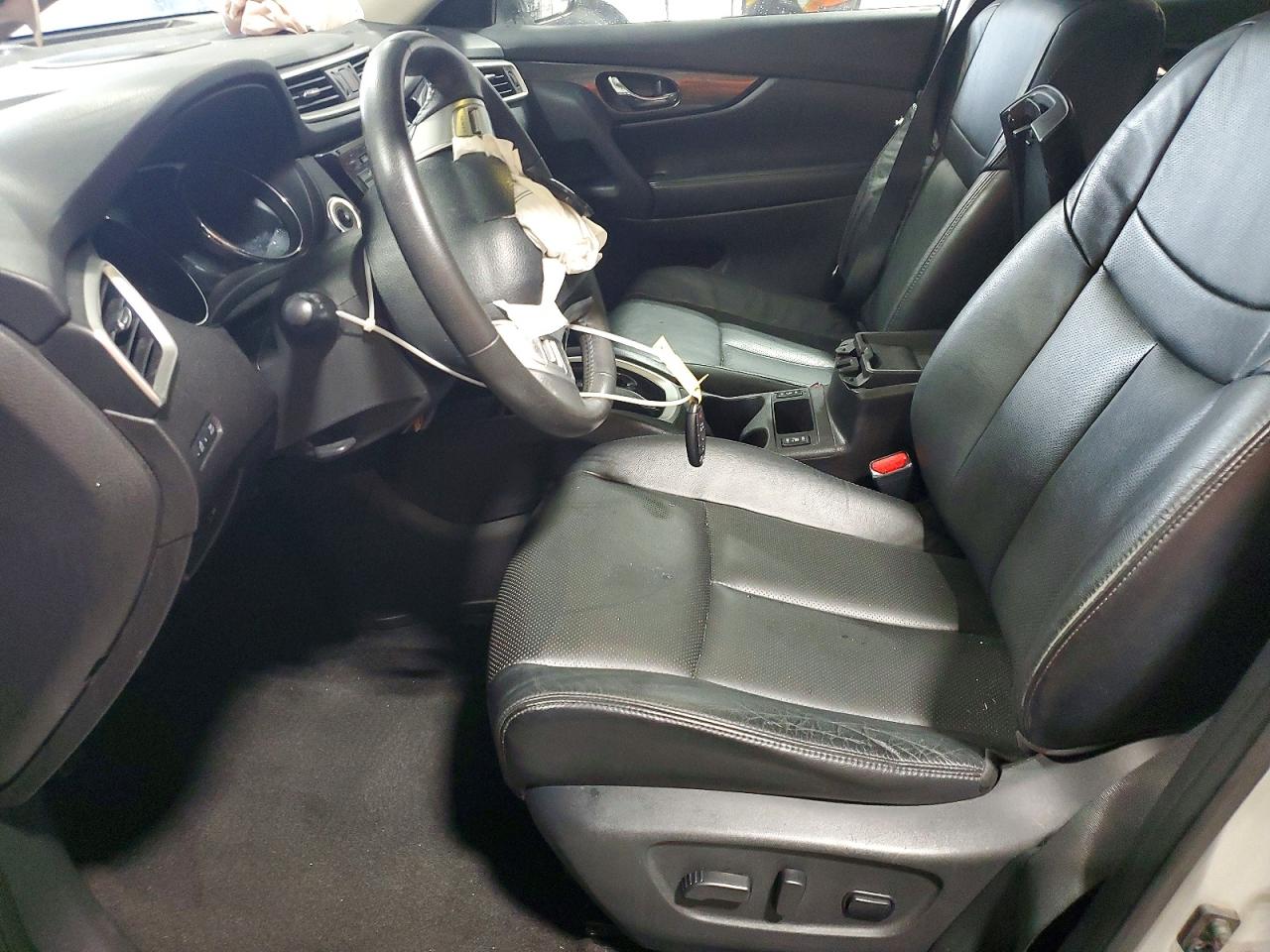 2015 Nissan Rogue Sl Silver vin: 5N1AT2MV5FC752695