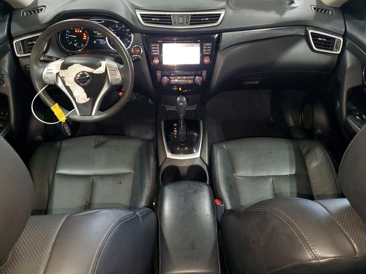 2015 Nissan Rogue Sl Silver vin: 5N1AT2MV5FC752695