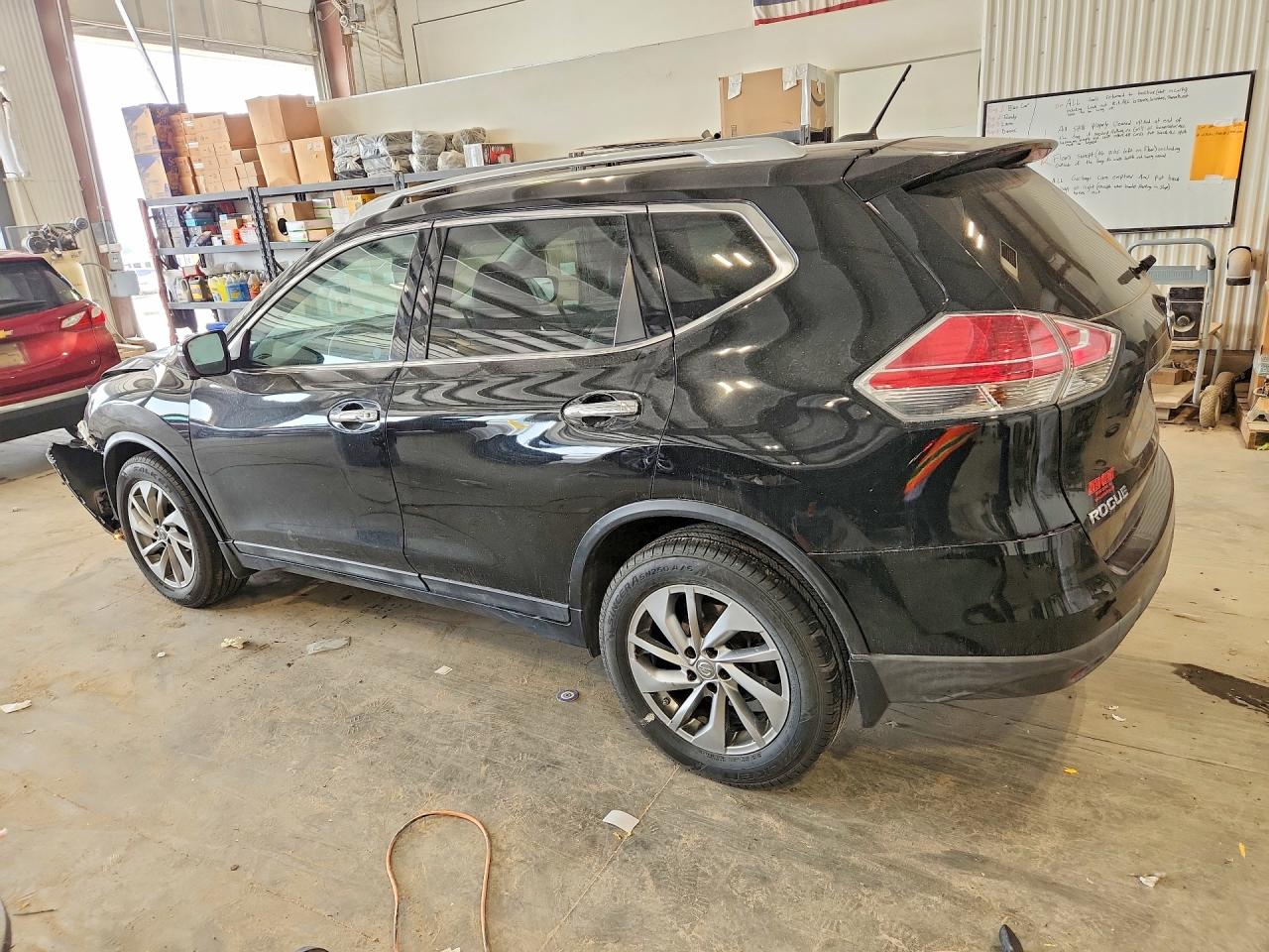 2015 Nissan Rogue Sl Black vin: 5N1AT2MV5FC767200
