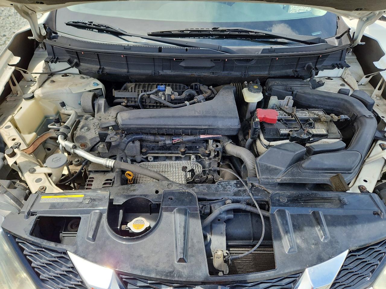 2015 Nissan Rogue Sv White vin: 5N1AT2MV5FC770582