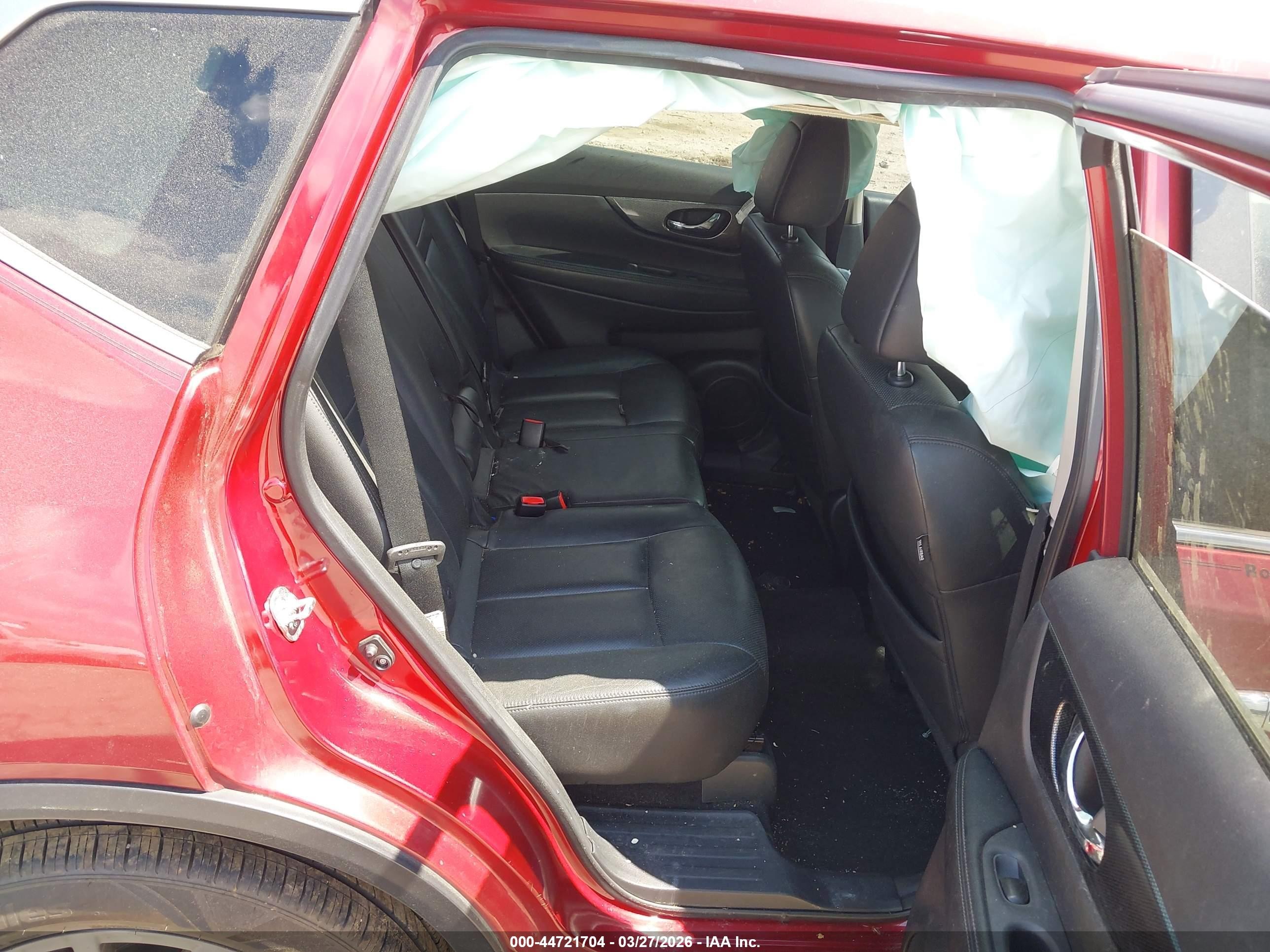 2015 Nissan Rogue Sl Красный vin: 5N1AT2MV5FC781954
