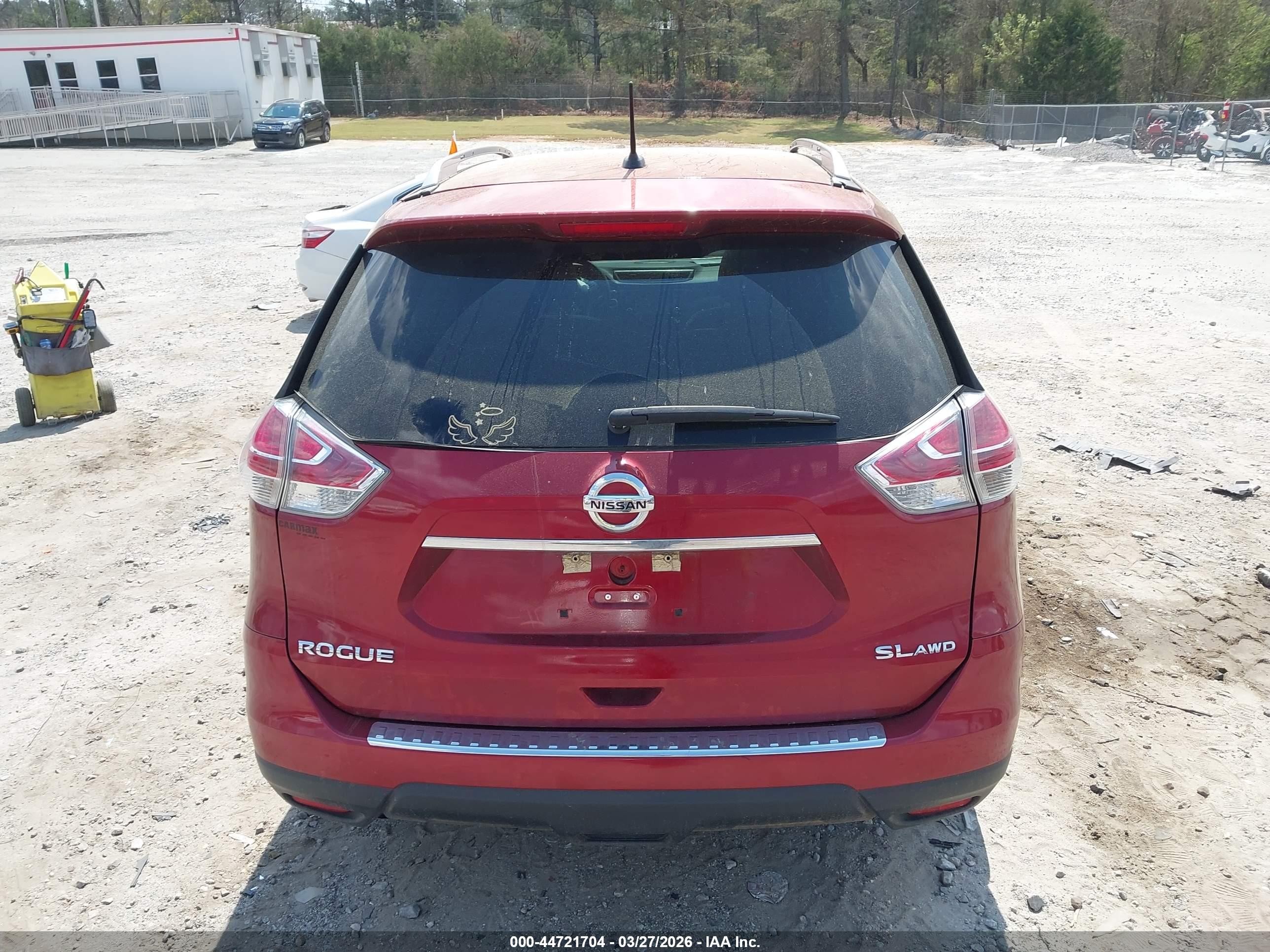 2015 Nissan Rogue Sl Красный vin: 5N1AT2MV5FC781954