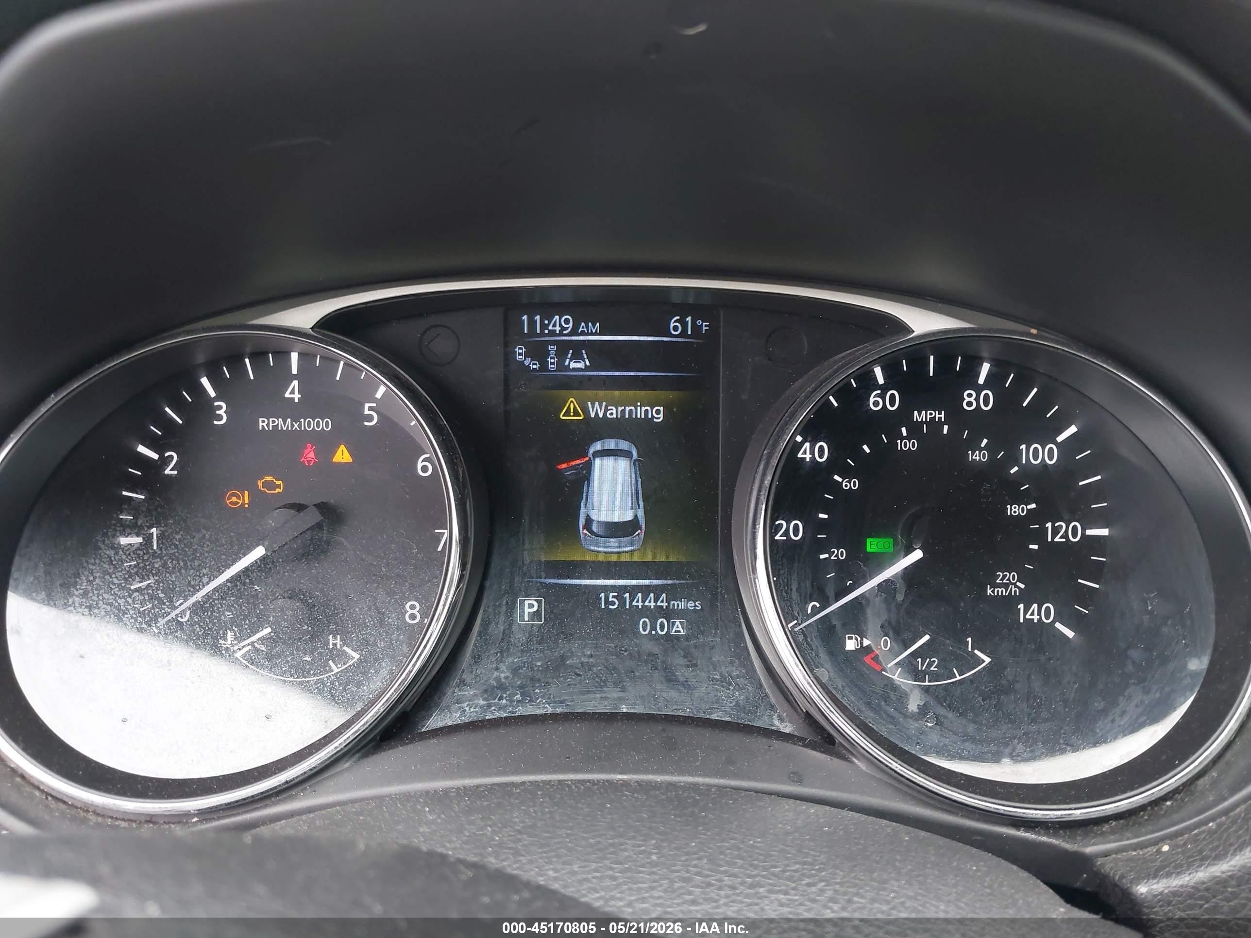 2015 Nissan Rogue Sl Серый vin: 5N1AT2MV5FC788533