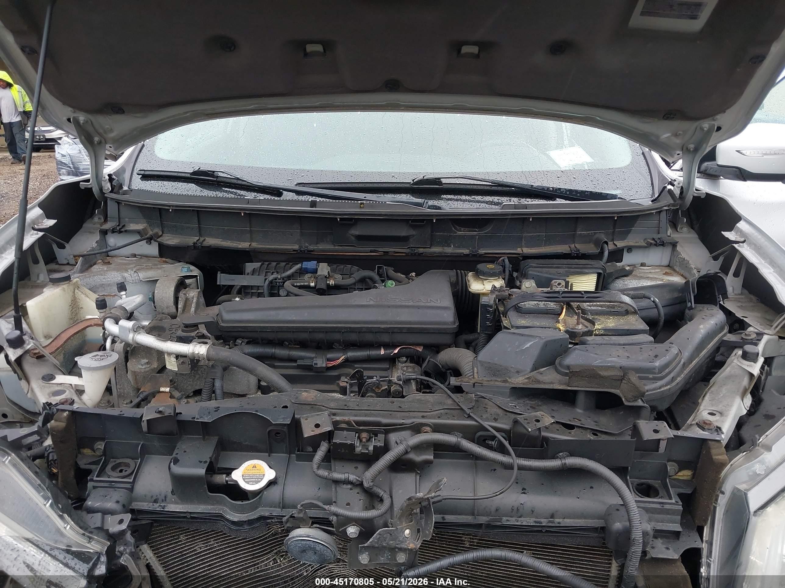 2015 Nissan Rogue Sl Серый vin: 5N1AT2MV5FC788533