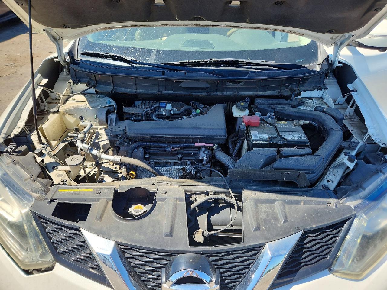 2015 Nissan Rogue Sl White vin: 5N1AT2MV5FC798074
