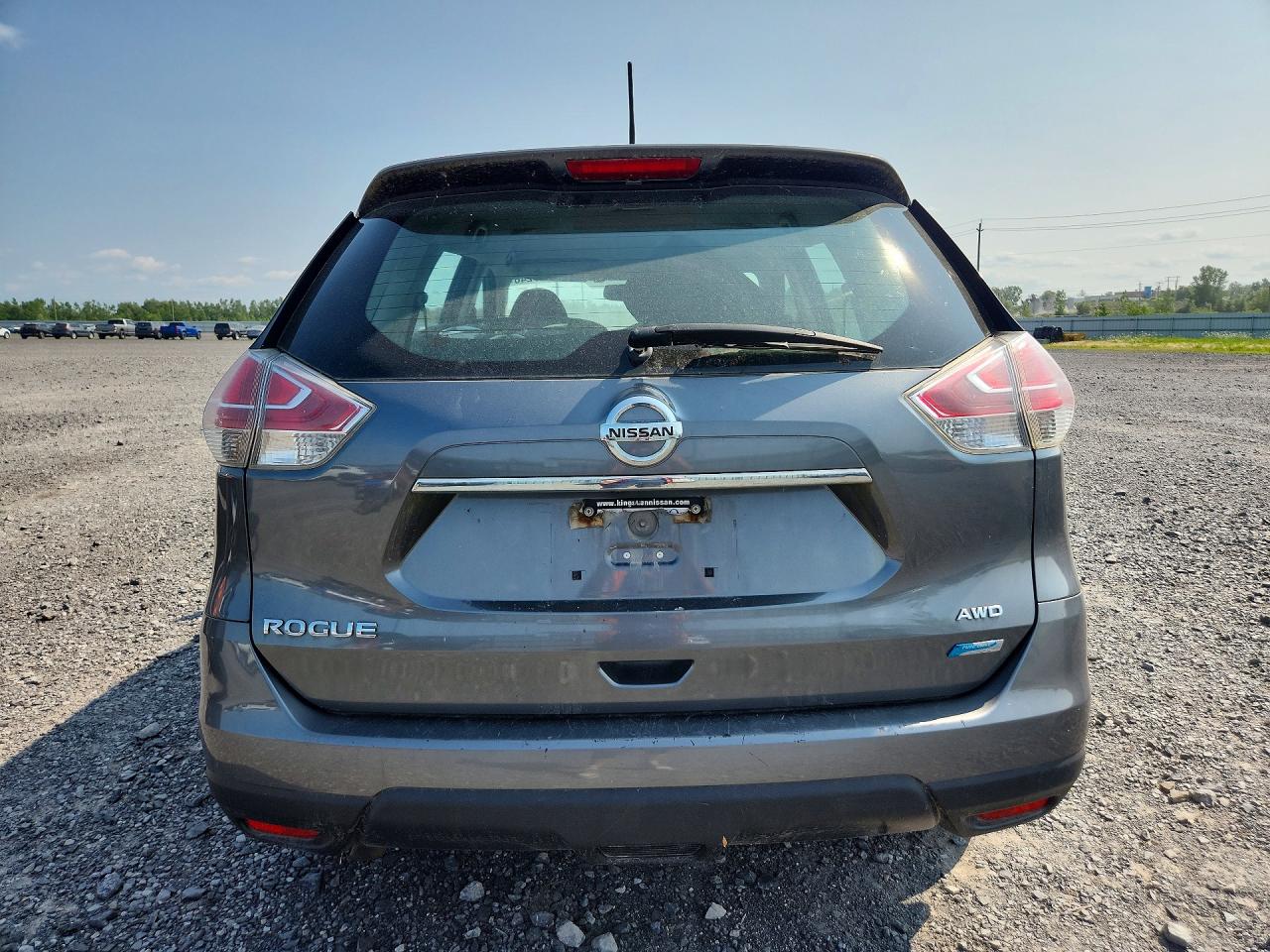 2015 Nissan Rogue S Gray vin: 5N1AT2MV5FC819859