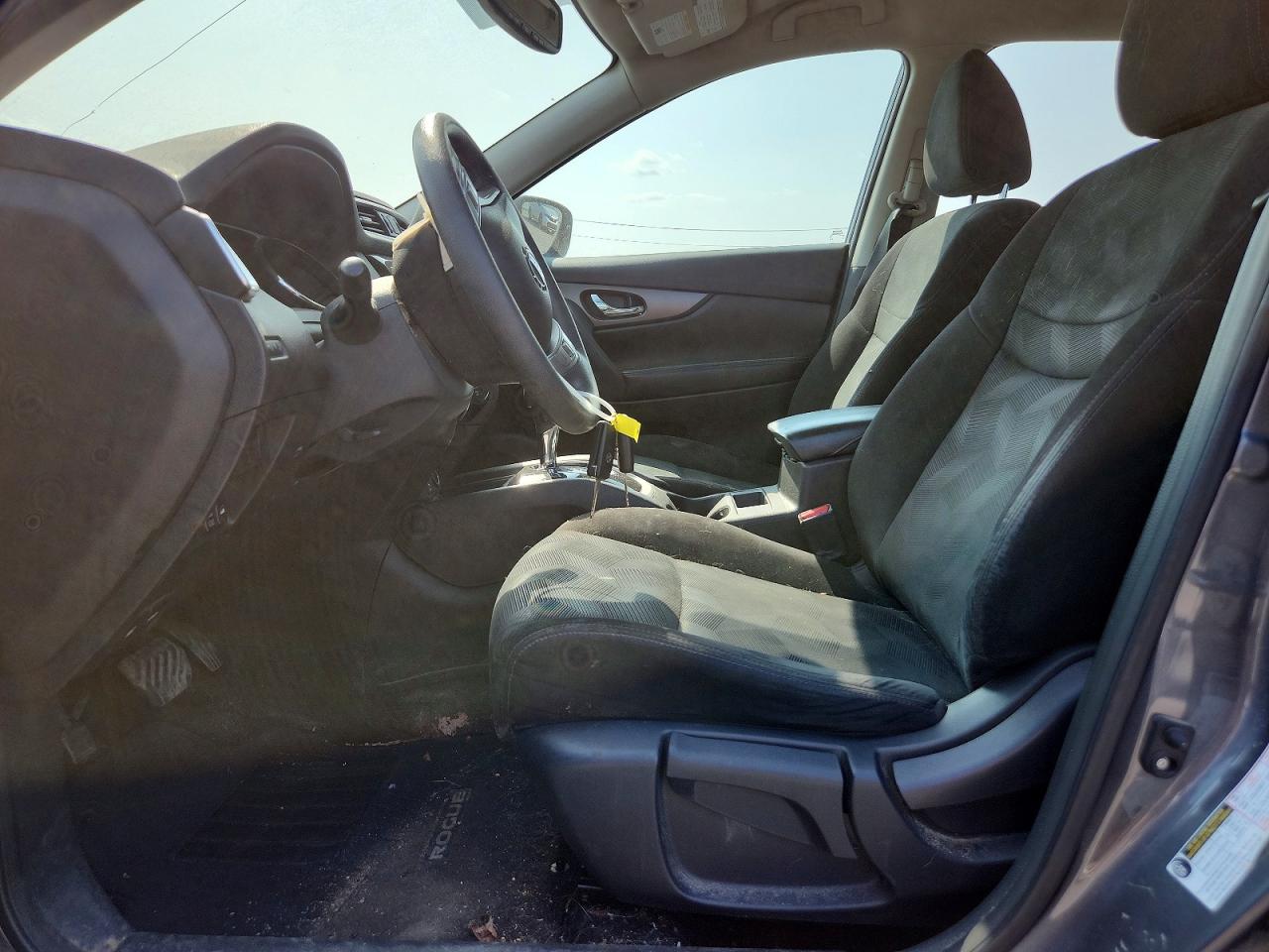 2015 Nissan Rogue S Gray vin: 5N1AT2MV5FC819859