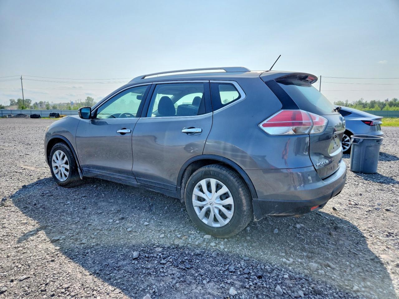 2015 Nissan Rogue S Gray vin: 5N1AT2MV5FC819859