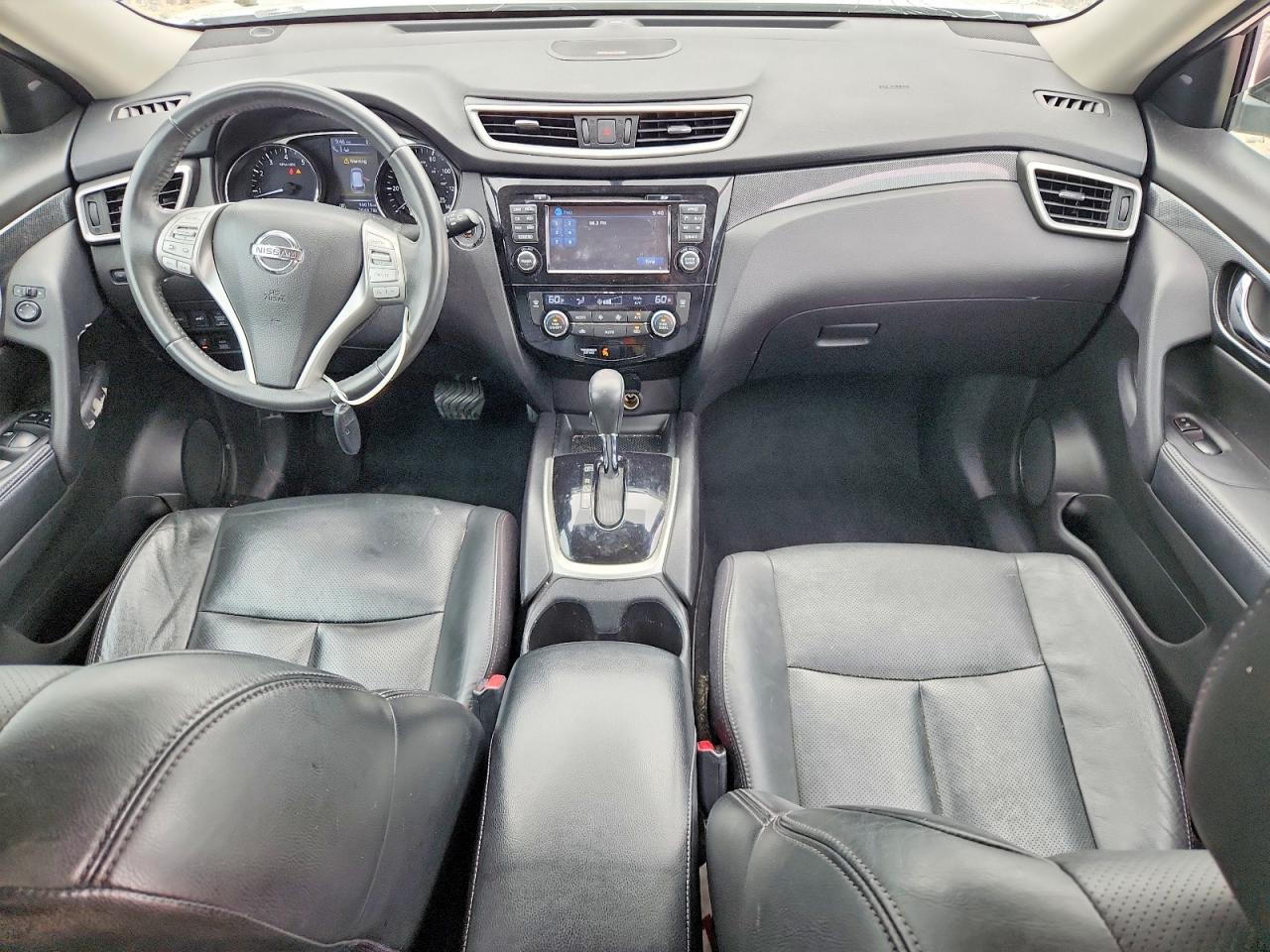 2015 Nissan Rogue Sl White vin: 5N1AT2MV5FC819974