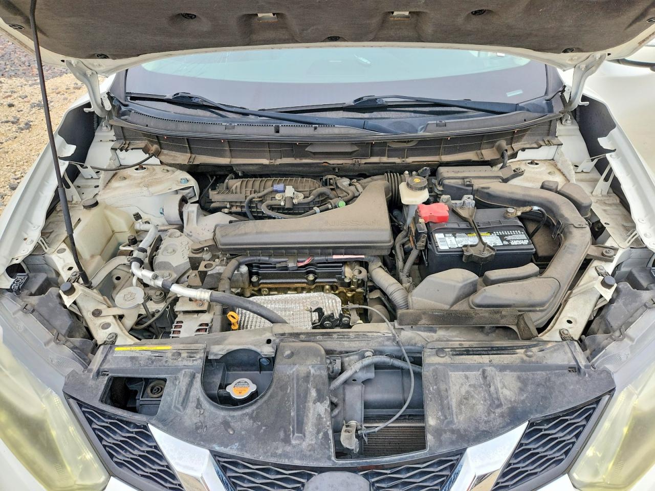 2015 Nissan Rogue Sl White vin: 5N1AT2MV5FC819974