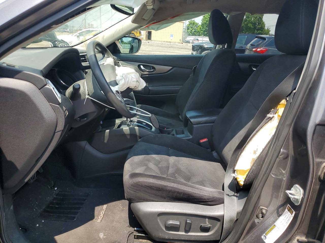 2015 Nissan Rogue Sv Gray vin: 5N1AT2MV5FC828609