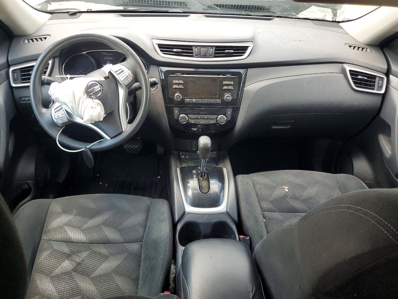 2015 Nissan Rogue Sv Gray vin: 5N1AT2MV5FC828609