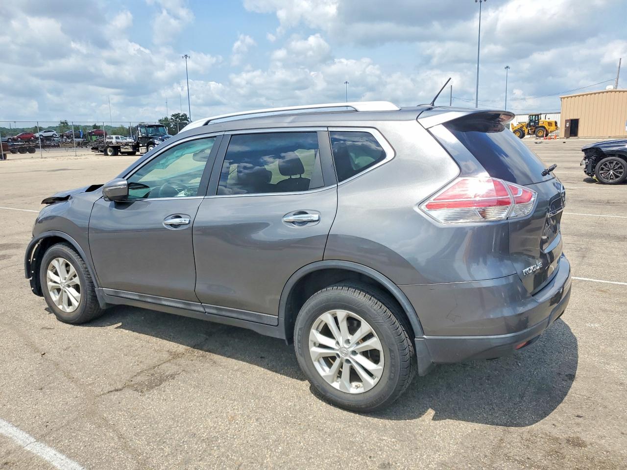 2015 Nissan Rogue Sv Gray vin: 5N1AT2MV5FC828609