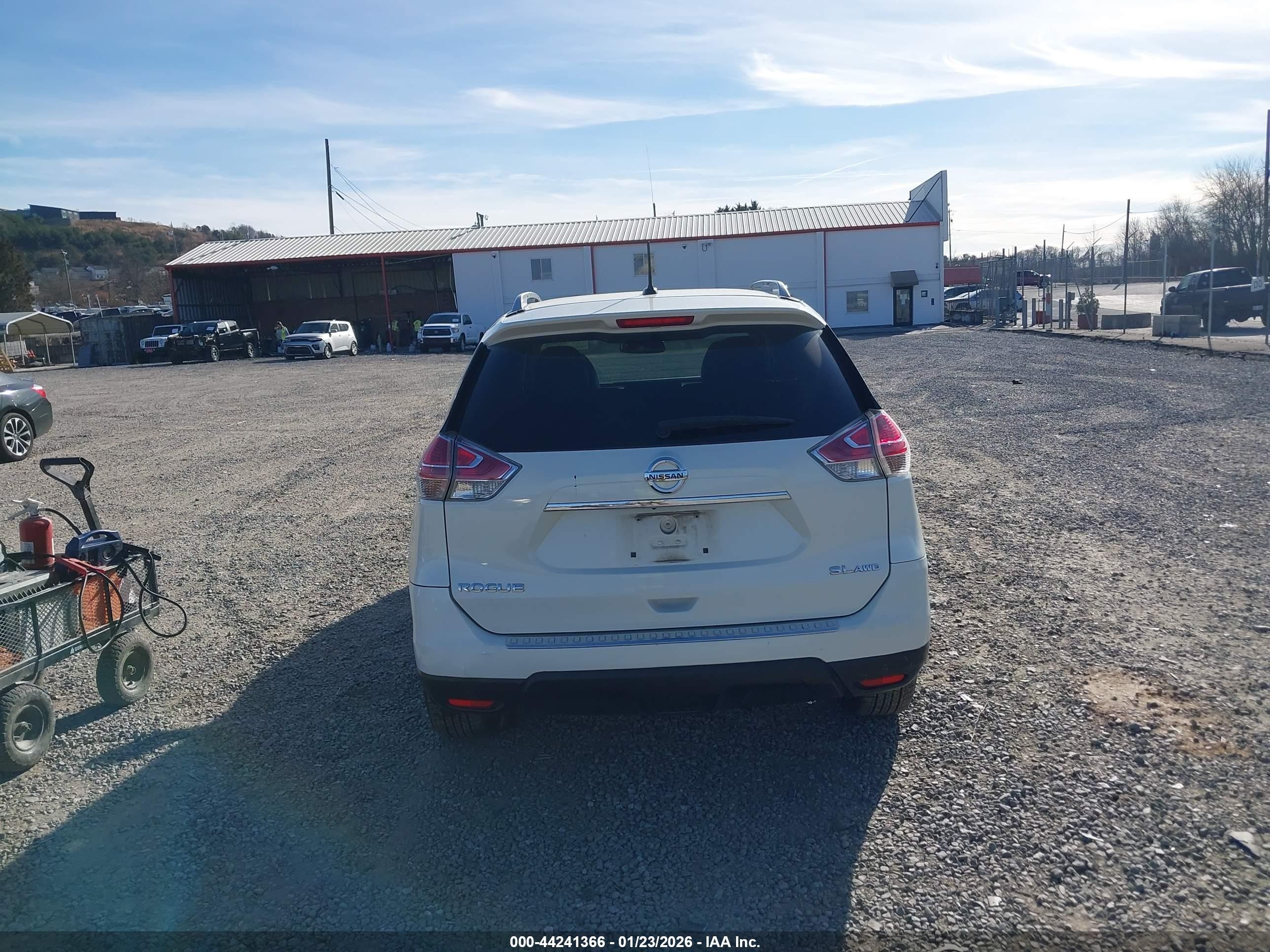 2015 Nissan Rogue Sl White vin: 5N1AT2MV5FC830263