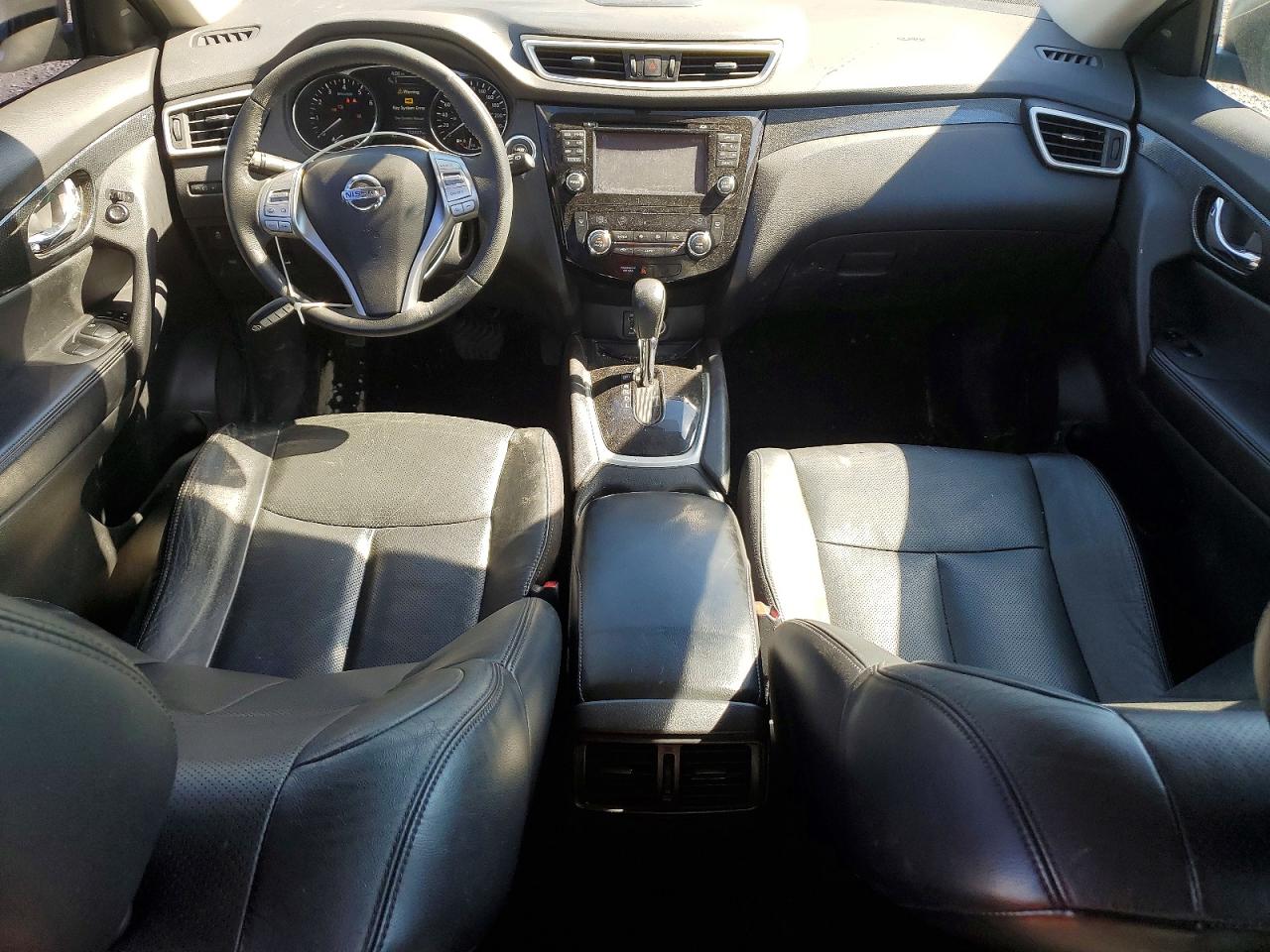 2015 Nissan Rogue S Blue vin: 5N1AT2MV5FC834958