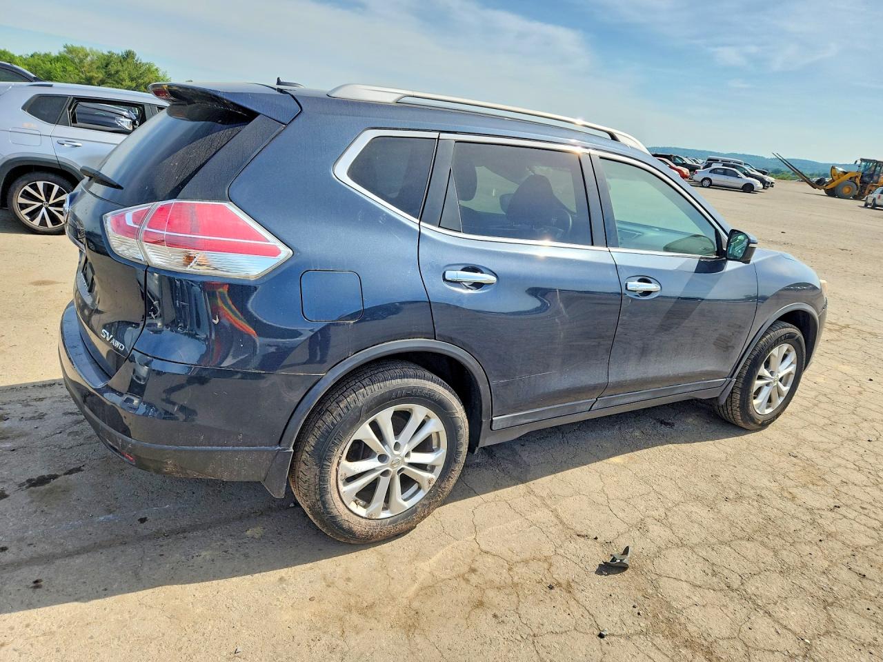 2015 Nissan Rogue S Gray vin: 5N1AT2MV5FC848682