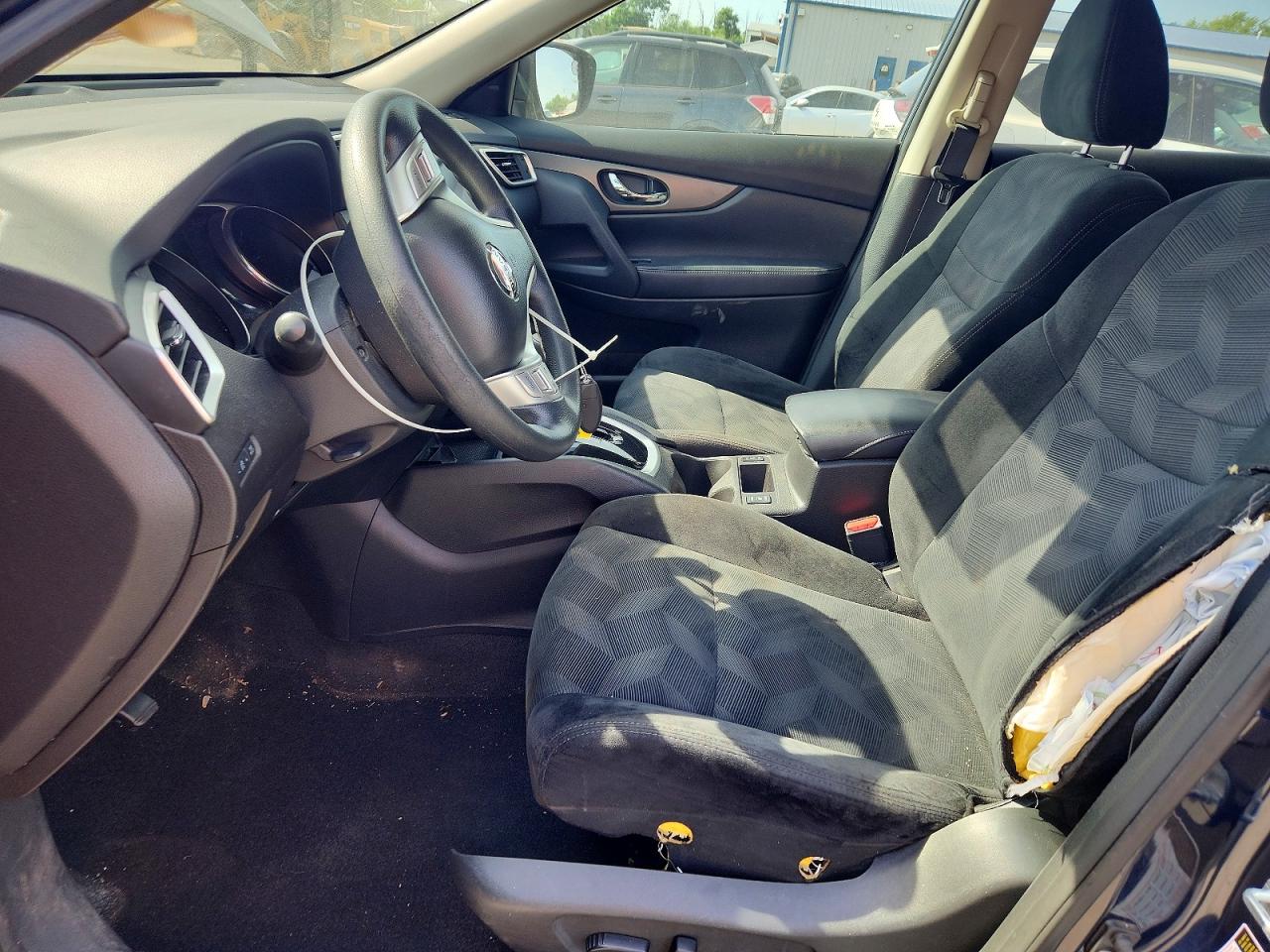 2015 Nissan Rogue S Gray vin: 5N1AT2MV5FC848682