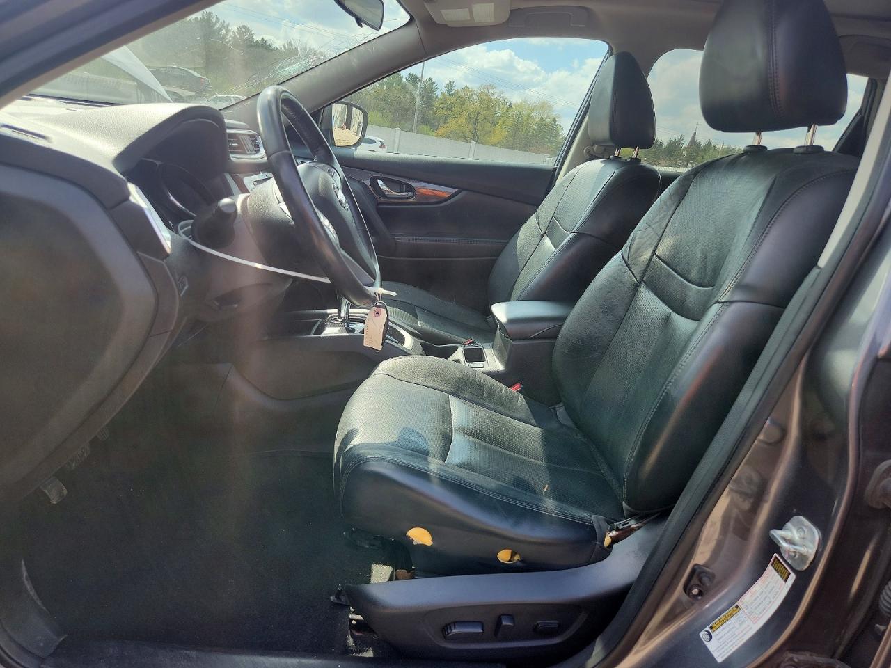2015 Nissan Rogue S Gray vin: 5N1AT2MV5FC848990