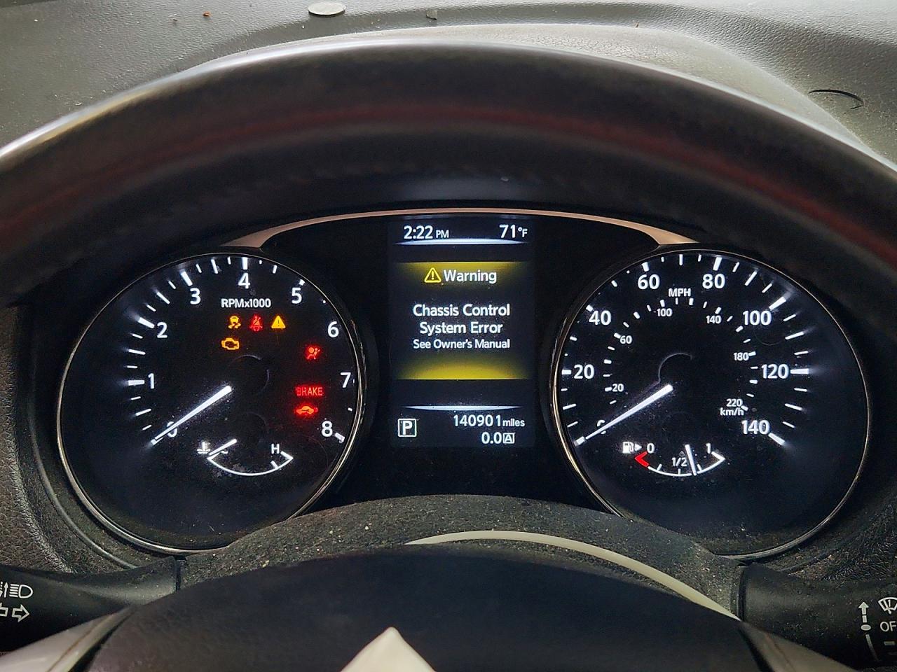 2015 Nissan Rogue Sl Black vin: 5N1AT2MV5FC849573