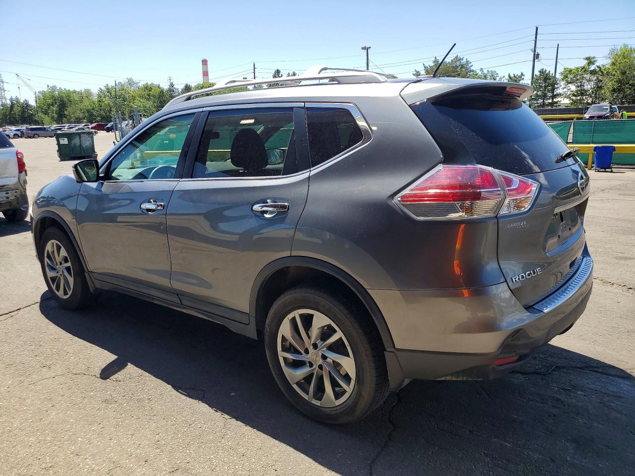 2015 Nissan Rogue Sl Gray vin: 5N1AT2MV5FC872884