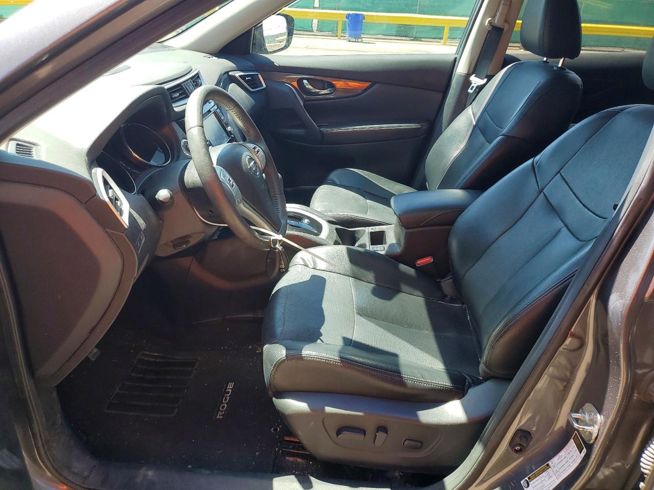 2015 Nissan Rogue Sl Gray vin: 5N1AT2MV5FC872884