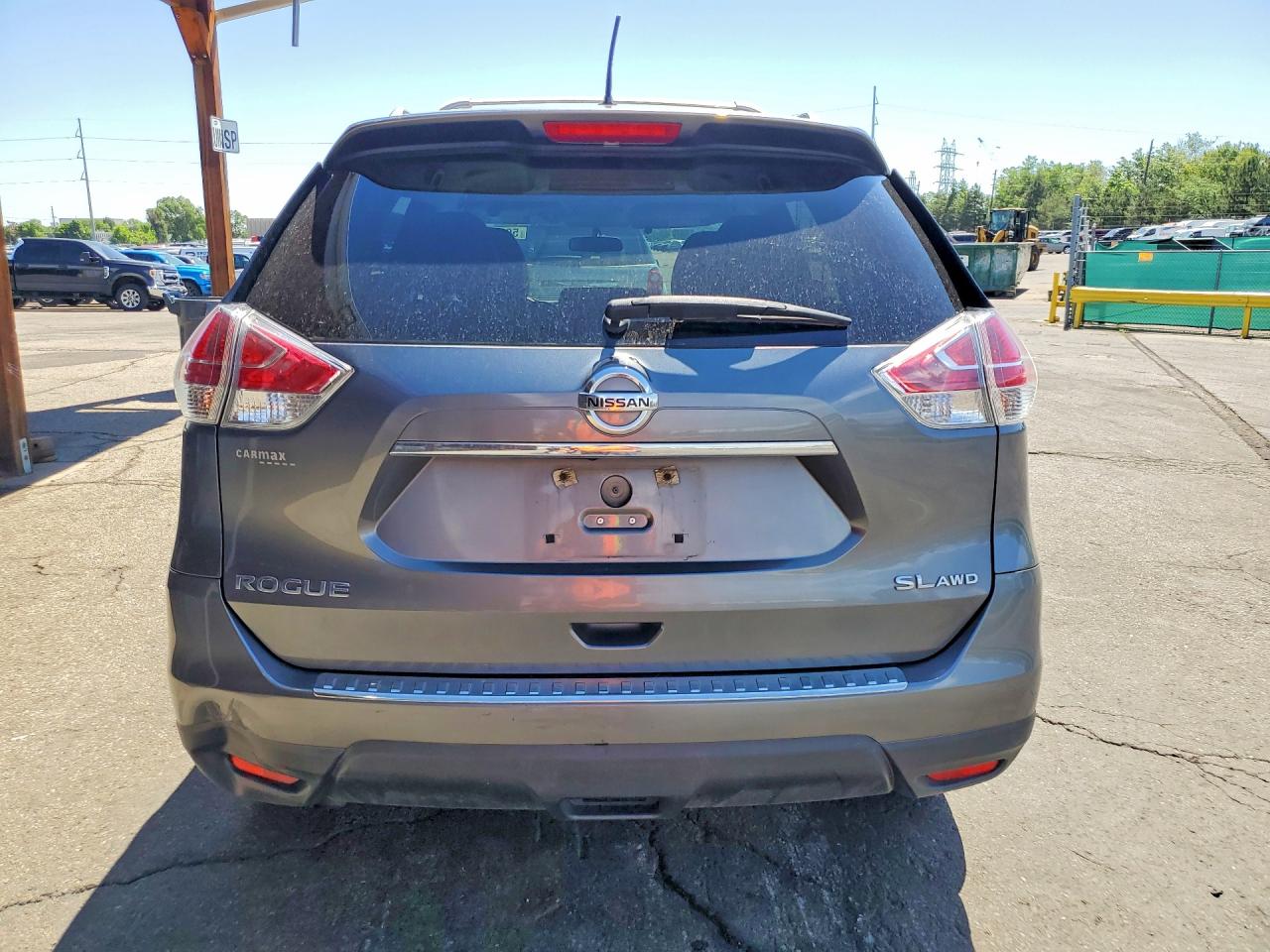 2015 Nissan Rogue Sl Gray vin: 5N1AT2MV5FC872884