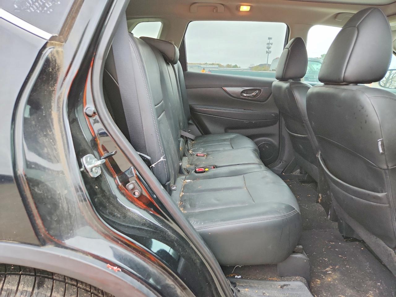 2015 Nissan Rogue Sl Черный vin: 5N1AT2MV5FC876689