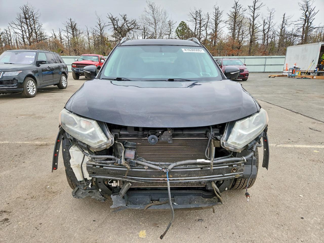 2015 Nissan Rogue Sl Черный vin: 5N1AT2MV5FC876689