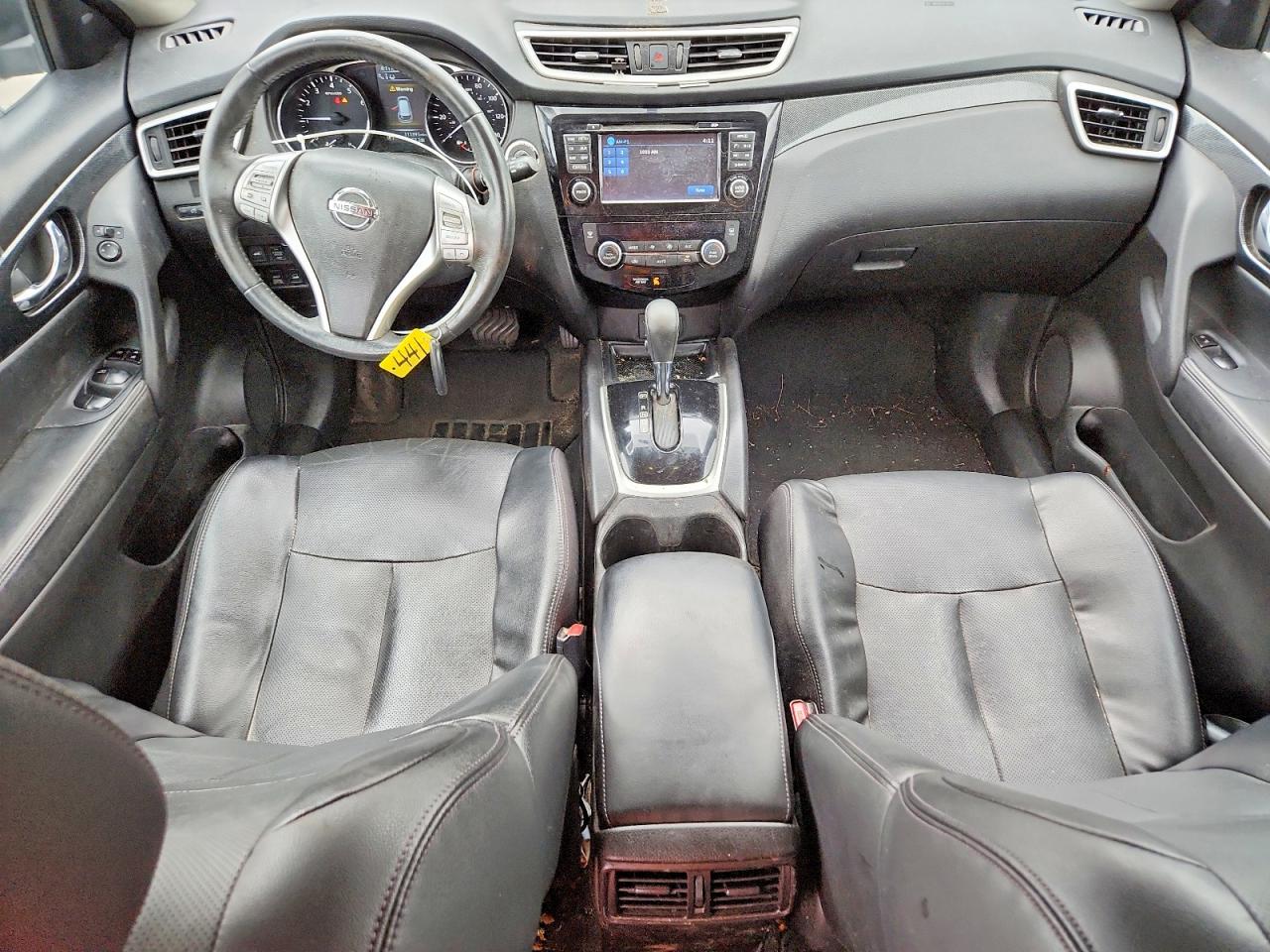 2015 Nissan Rogue Sl Черный vin: 5N1AT2MV5FC876689