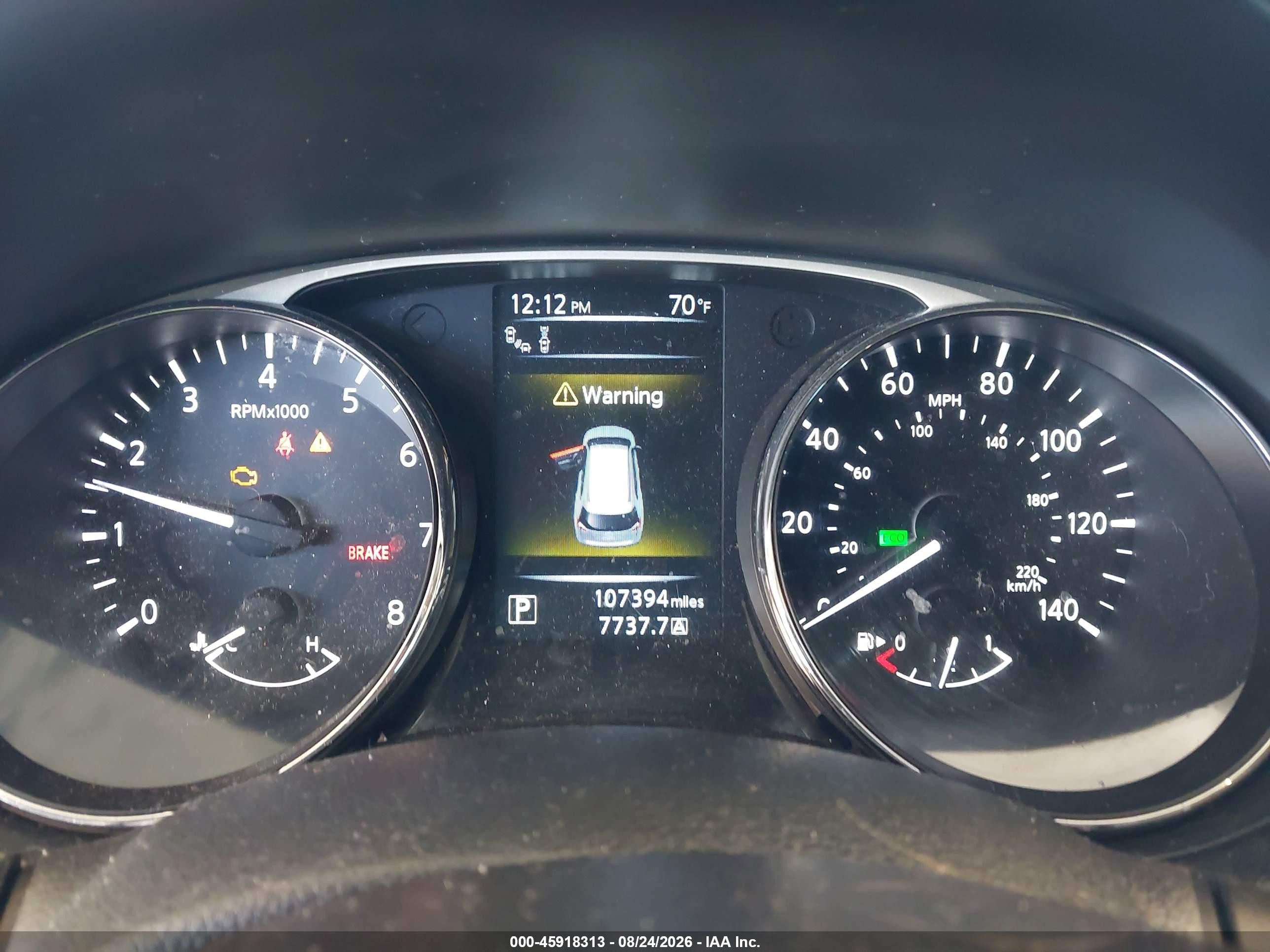 2015 Nissan Rogue Sl Red vin: 5N1AT2MV5FC882427