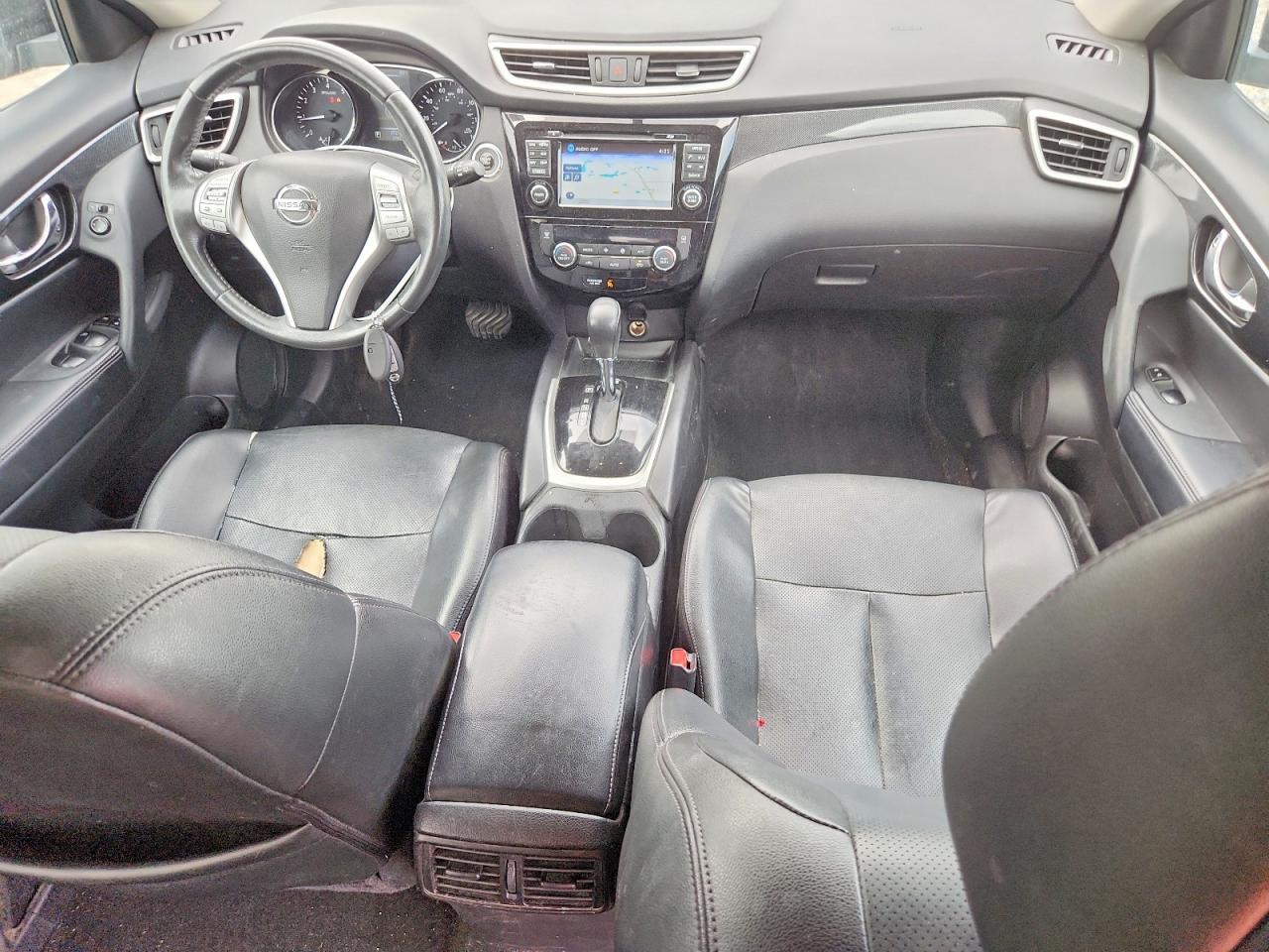 2015 Nissan Rogue Sl Gray vin: 5N1AT2MV5FC905382