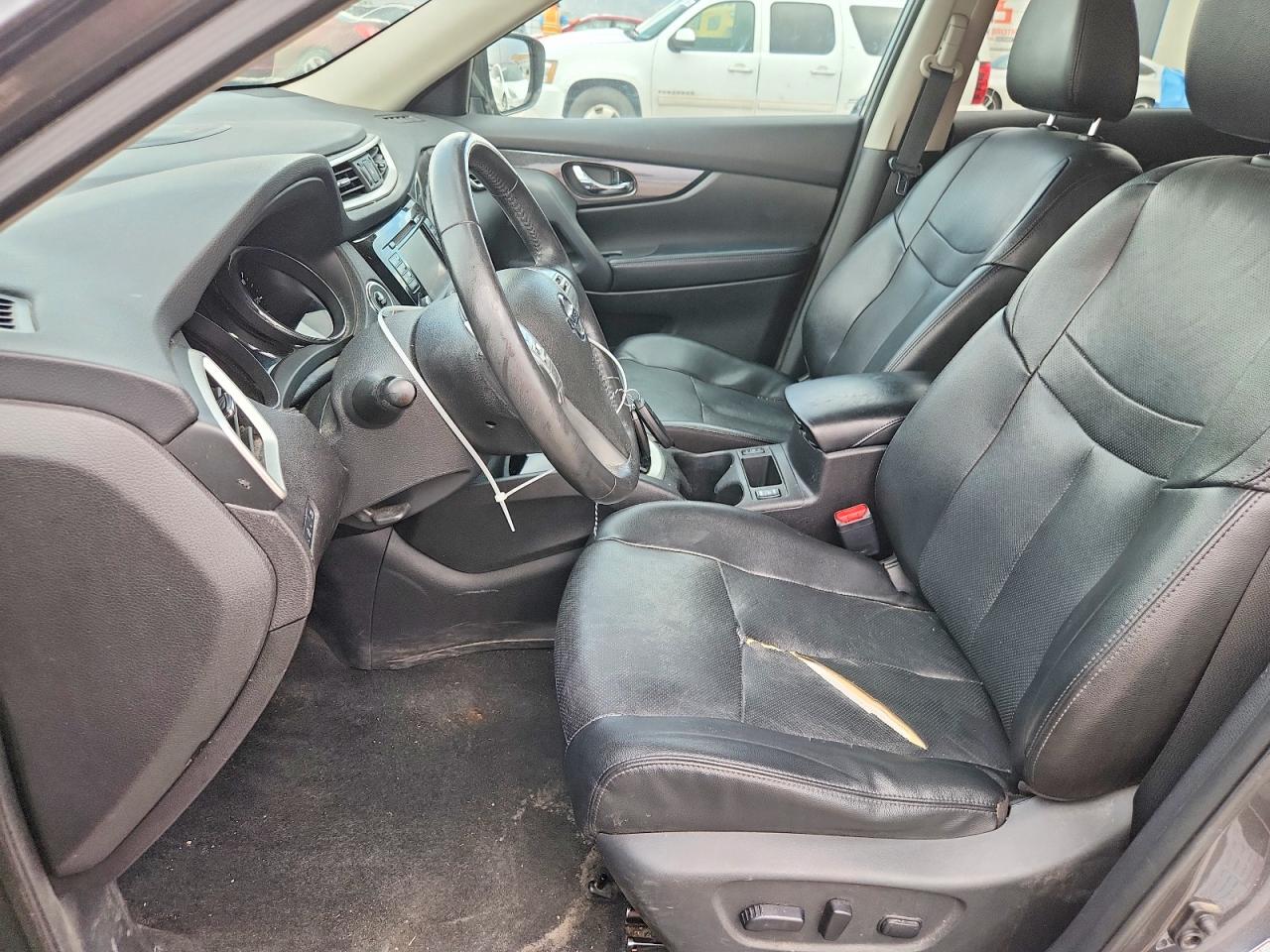 2015 Nissan Rogue Sl Gray vin: 5N1AT2MV5FC905382