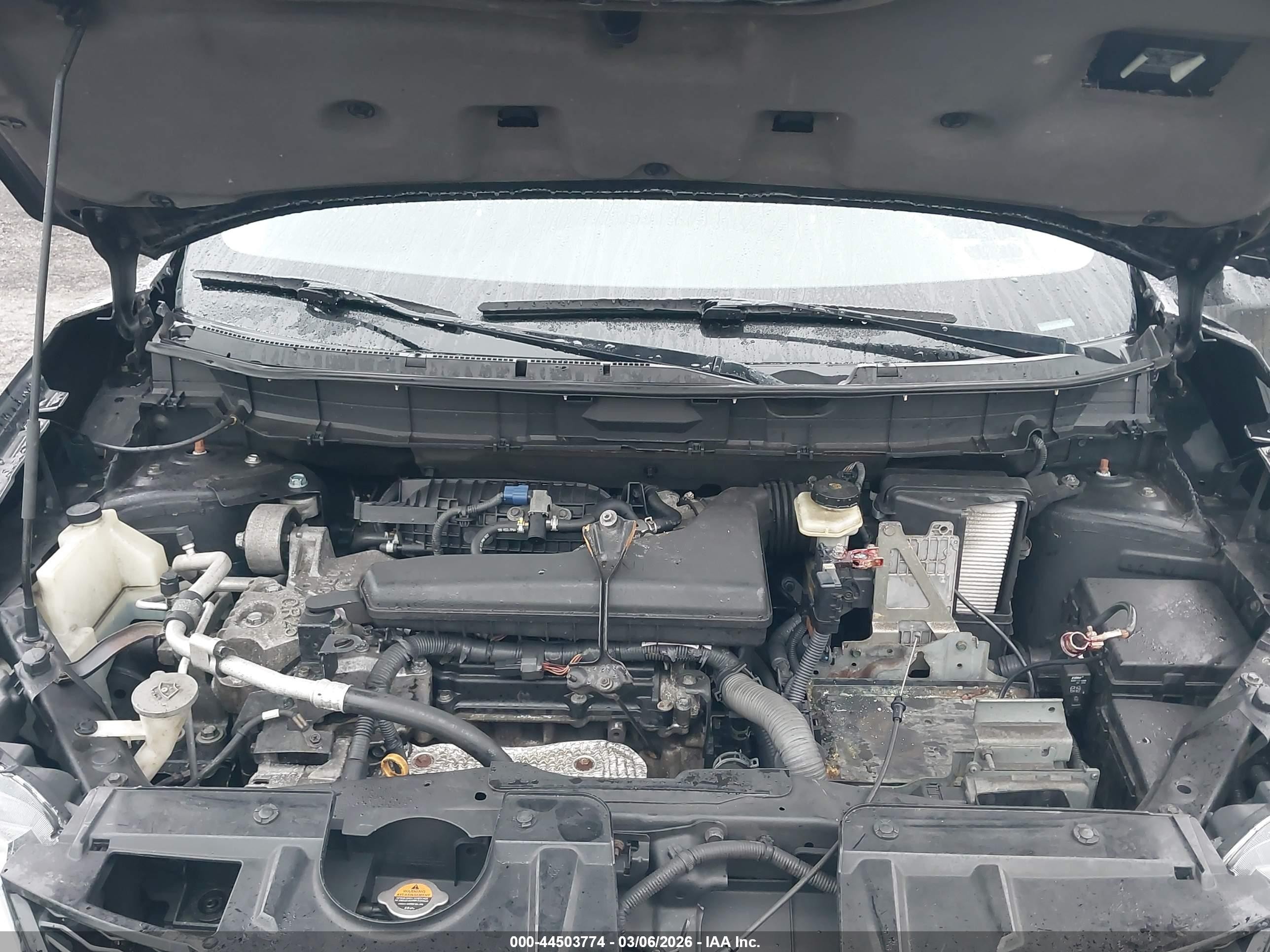 2015 Nissan Rogue Sv Black vin: 5N1AT2MV5FC915524