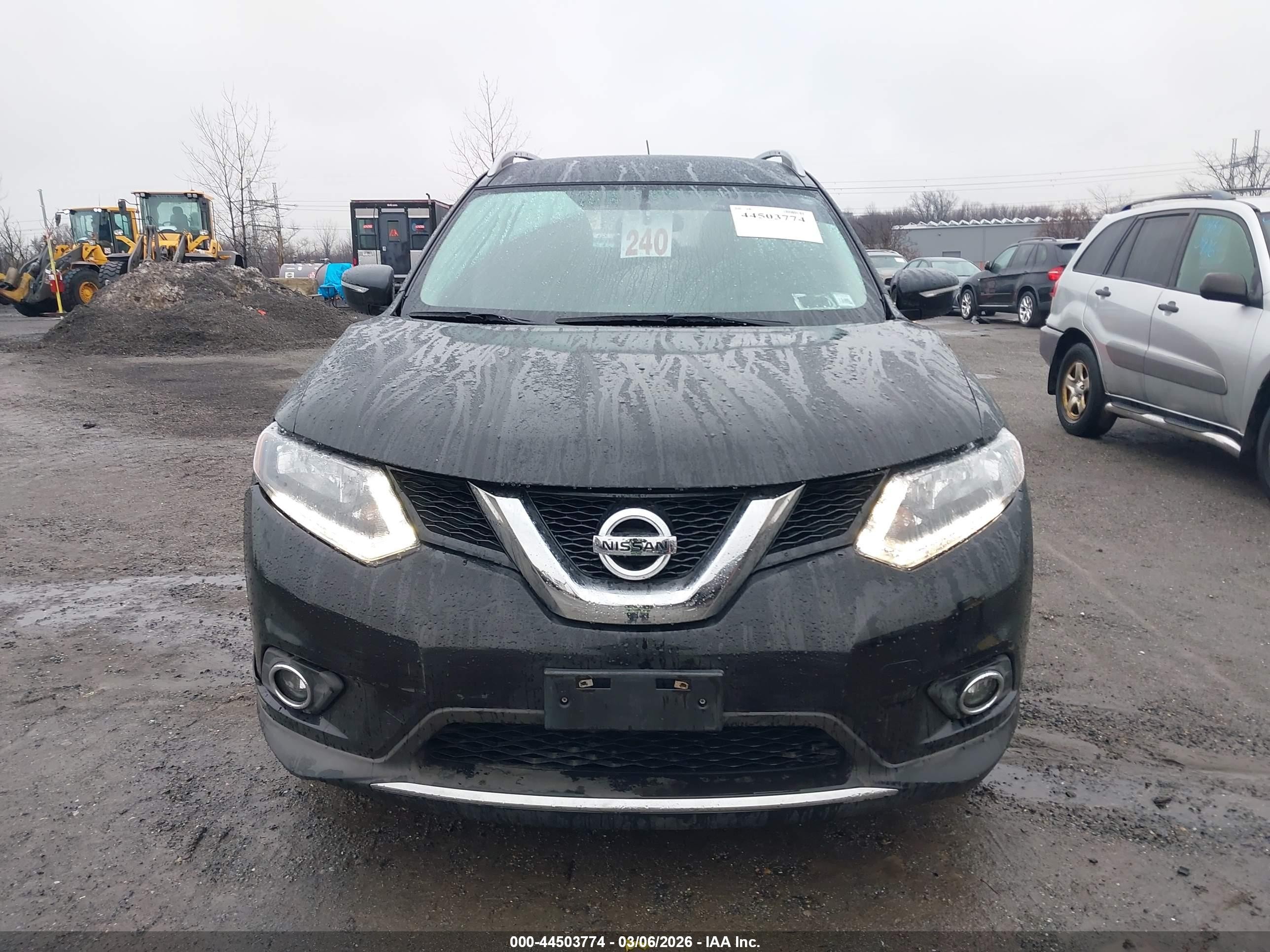 2015 Nissan Rogue Sv Black vin: 5N1AT2MV5FC915524