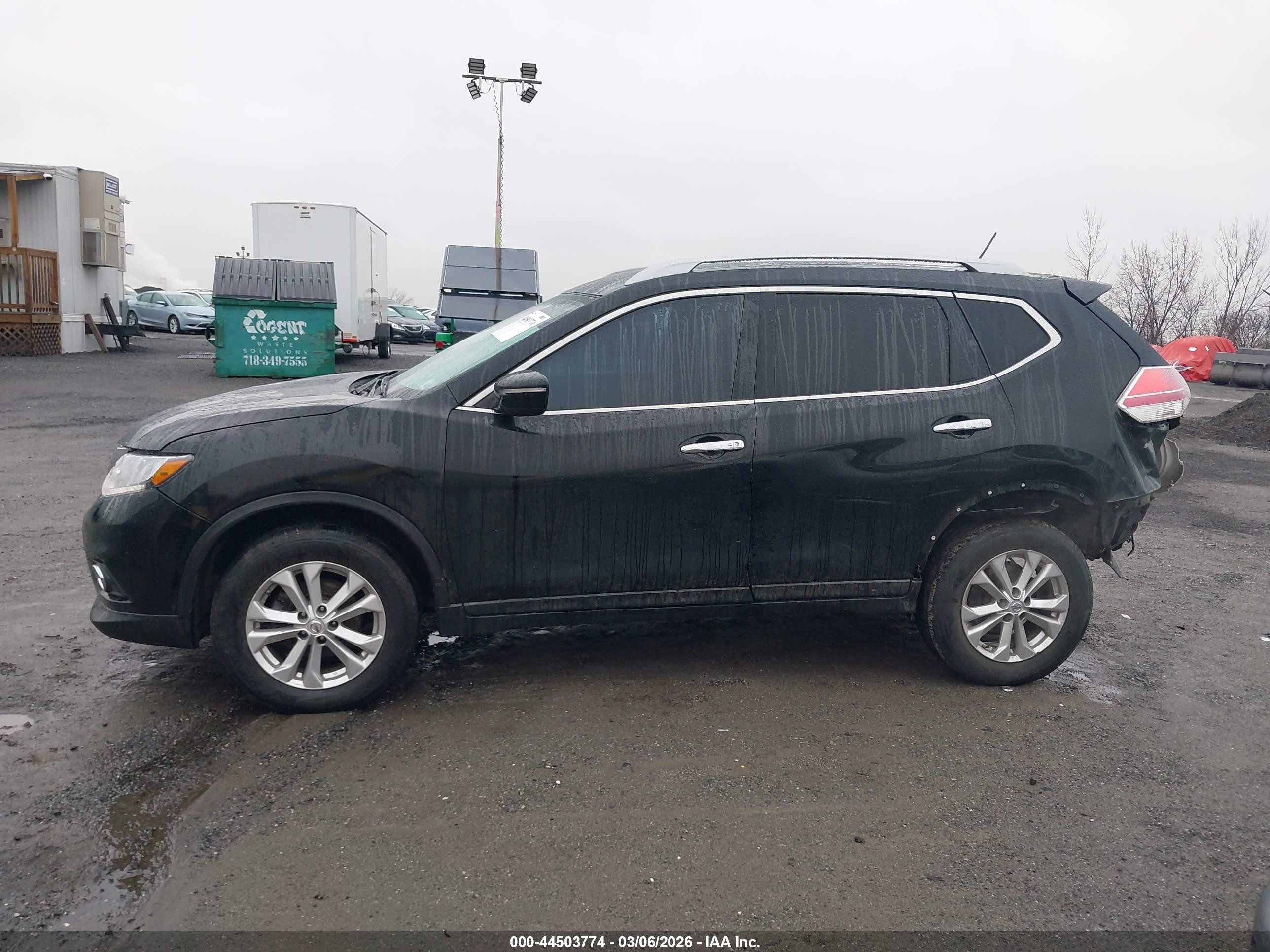 2015 Nissan Rogue Sv Black vin: 5N1AT2MV5FC915524