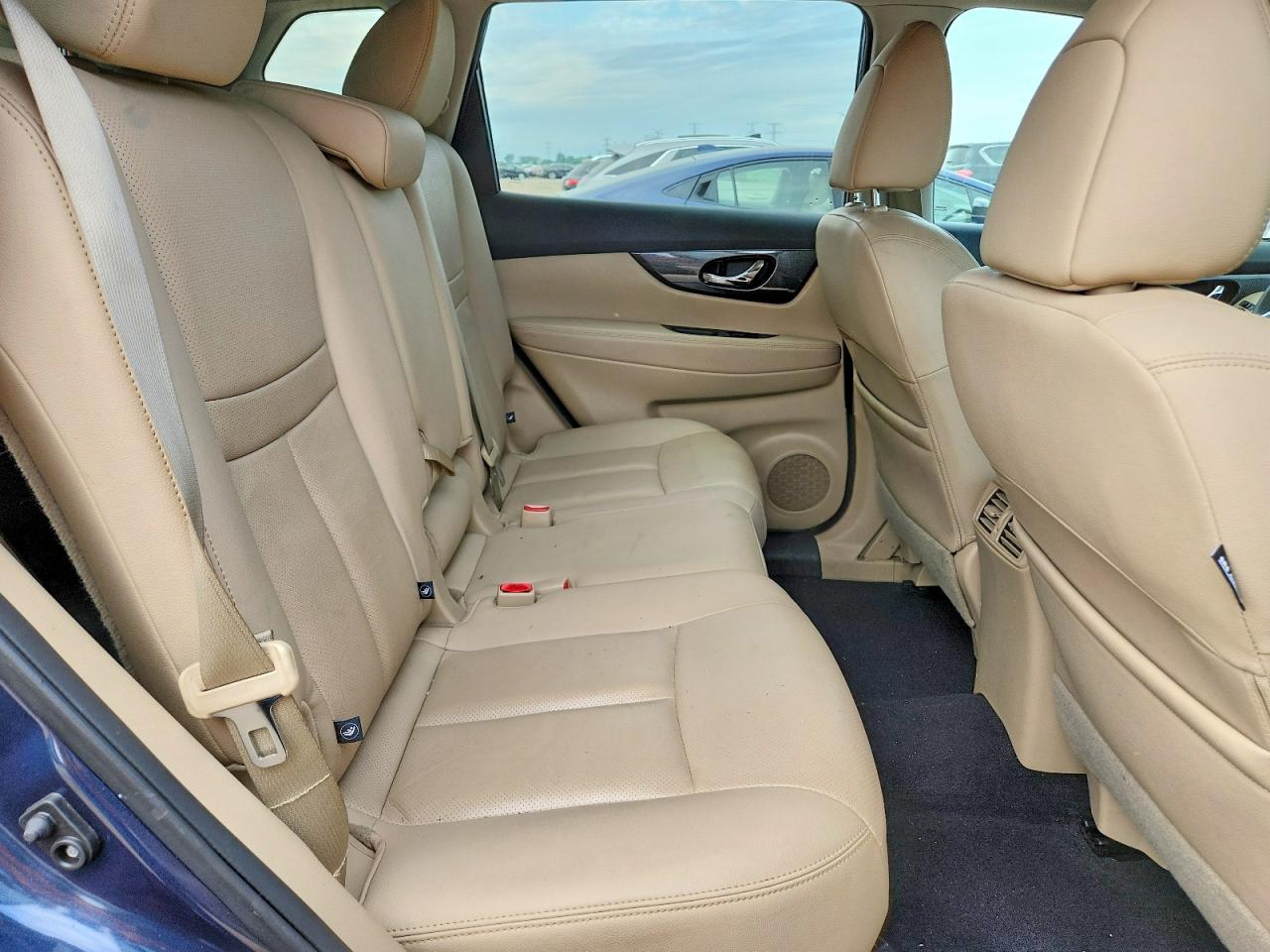 2016 Nissan Rogue Sl Blue vin: 5N1AT2MV5GC833214