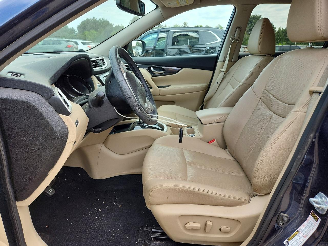 2016 Nissan Rogue Sl Blue vin: 5N1AT2MV5GC833214