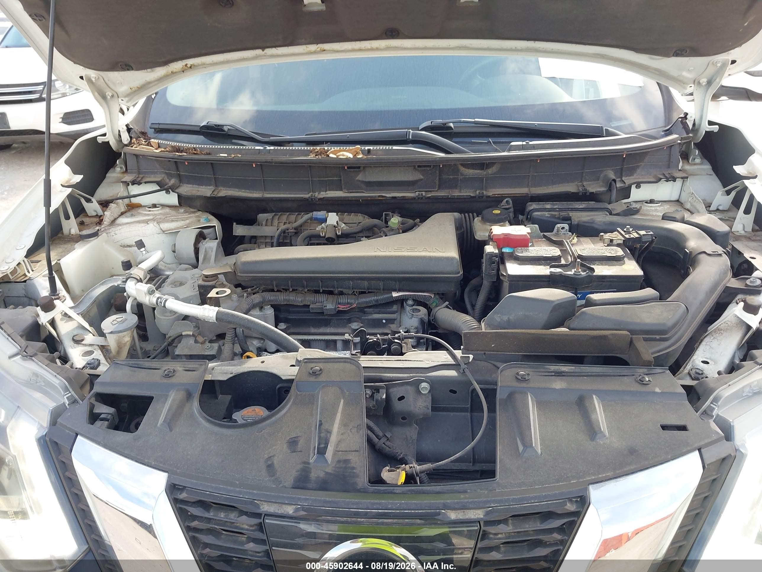 2017 Nissan Rogue Sv White vin: 5N1AT2MV5HC849558