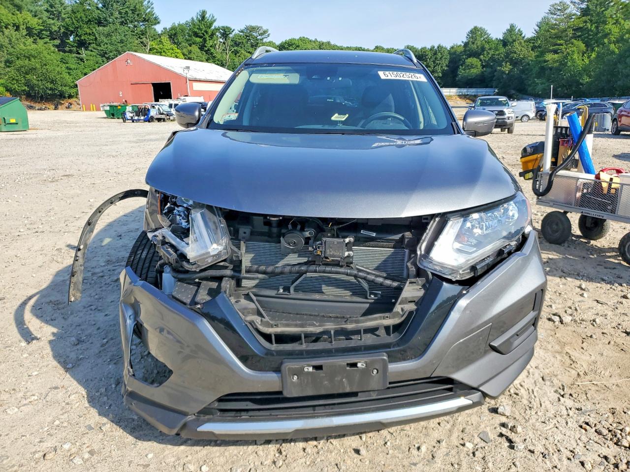 2019 Nissan Rogue Sv Gray vin: 5N1AT2MV5KC731839