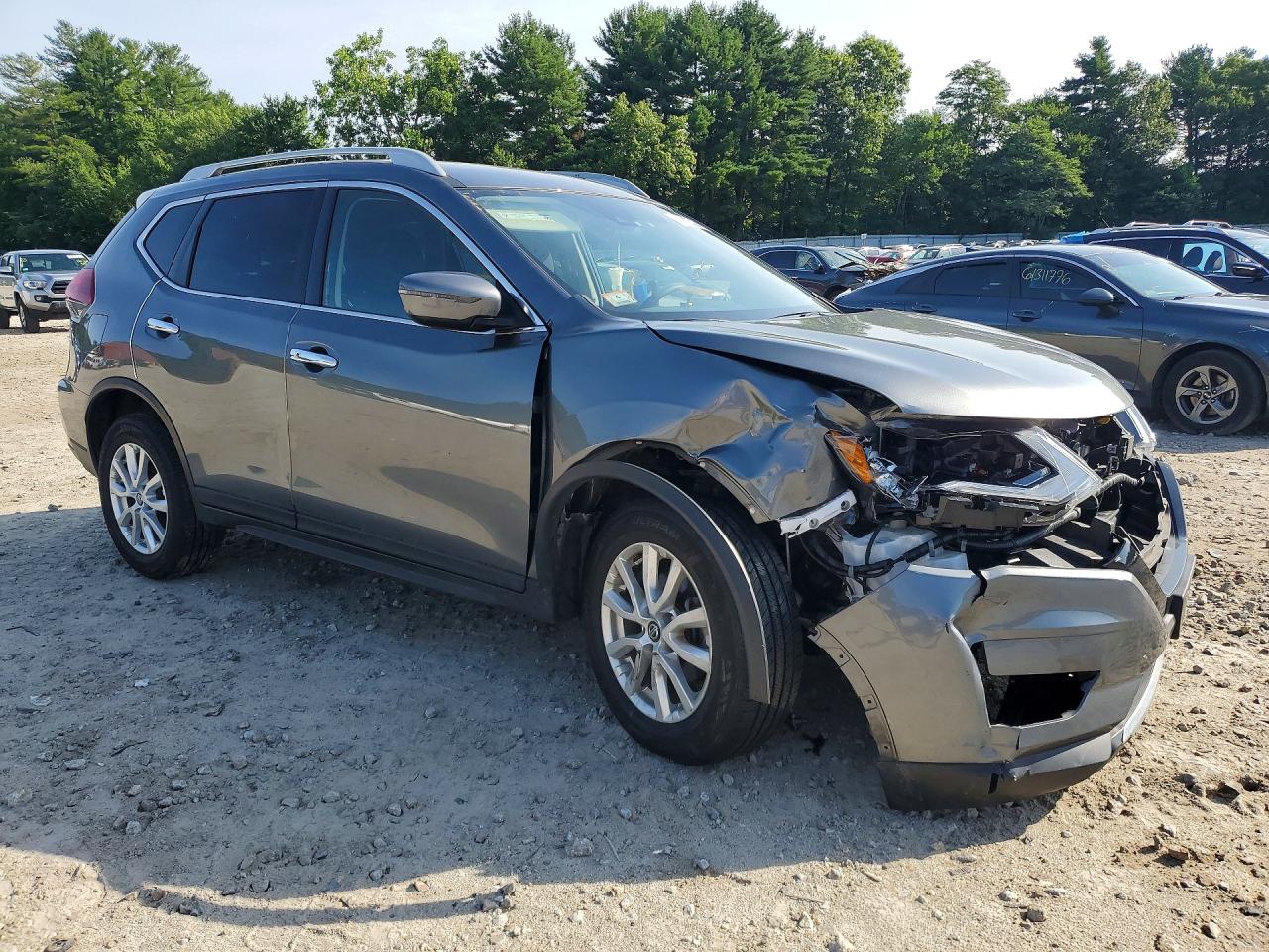 2019 Nissan Rogue Sv Gray vin: 5N1AT2MV5KC731839
