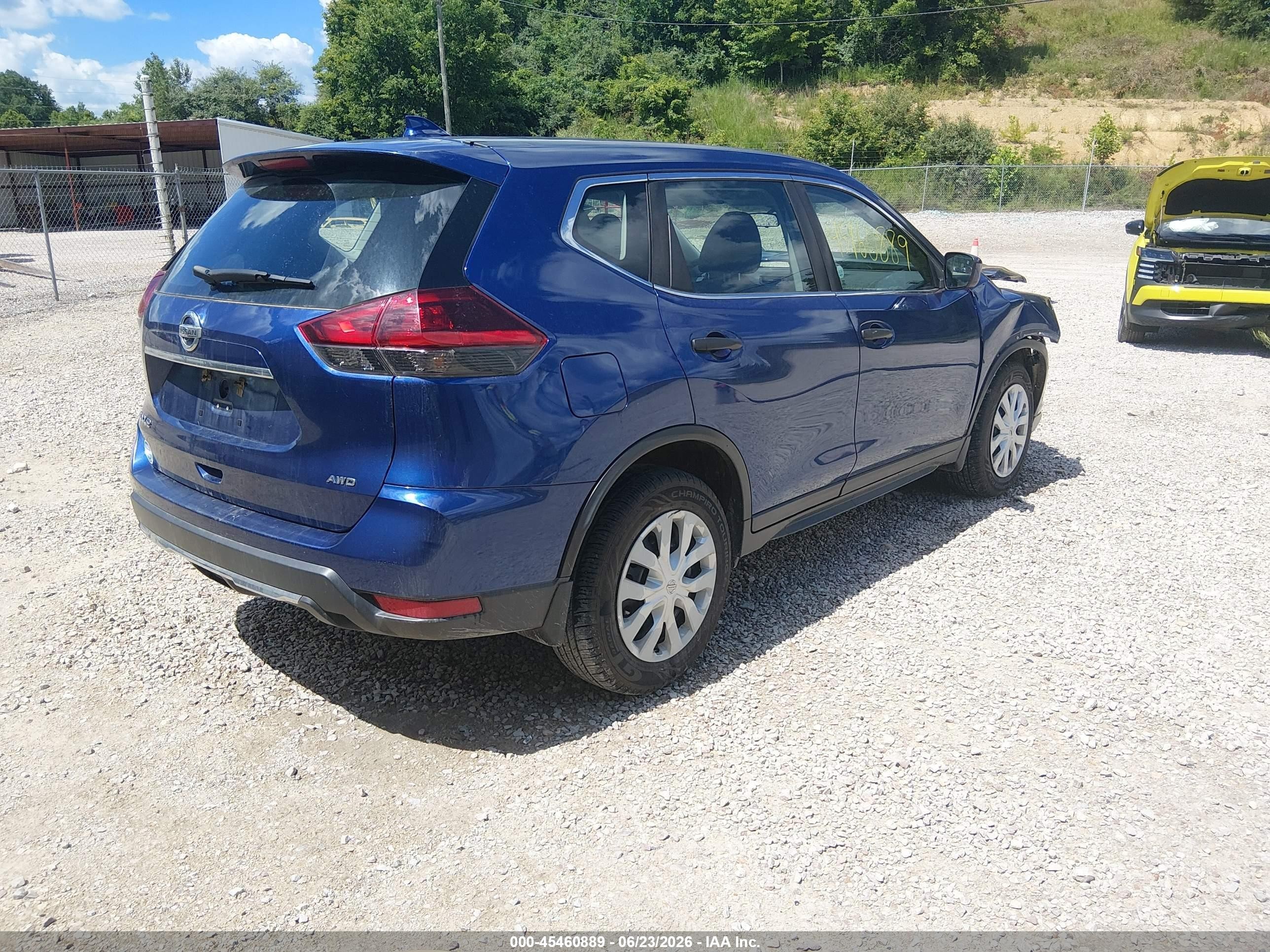 2019 Nissan Rogue S Blue vin: 5N1AT2MV5KC798683