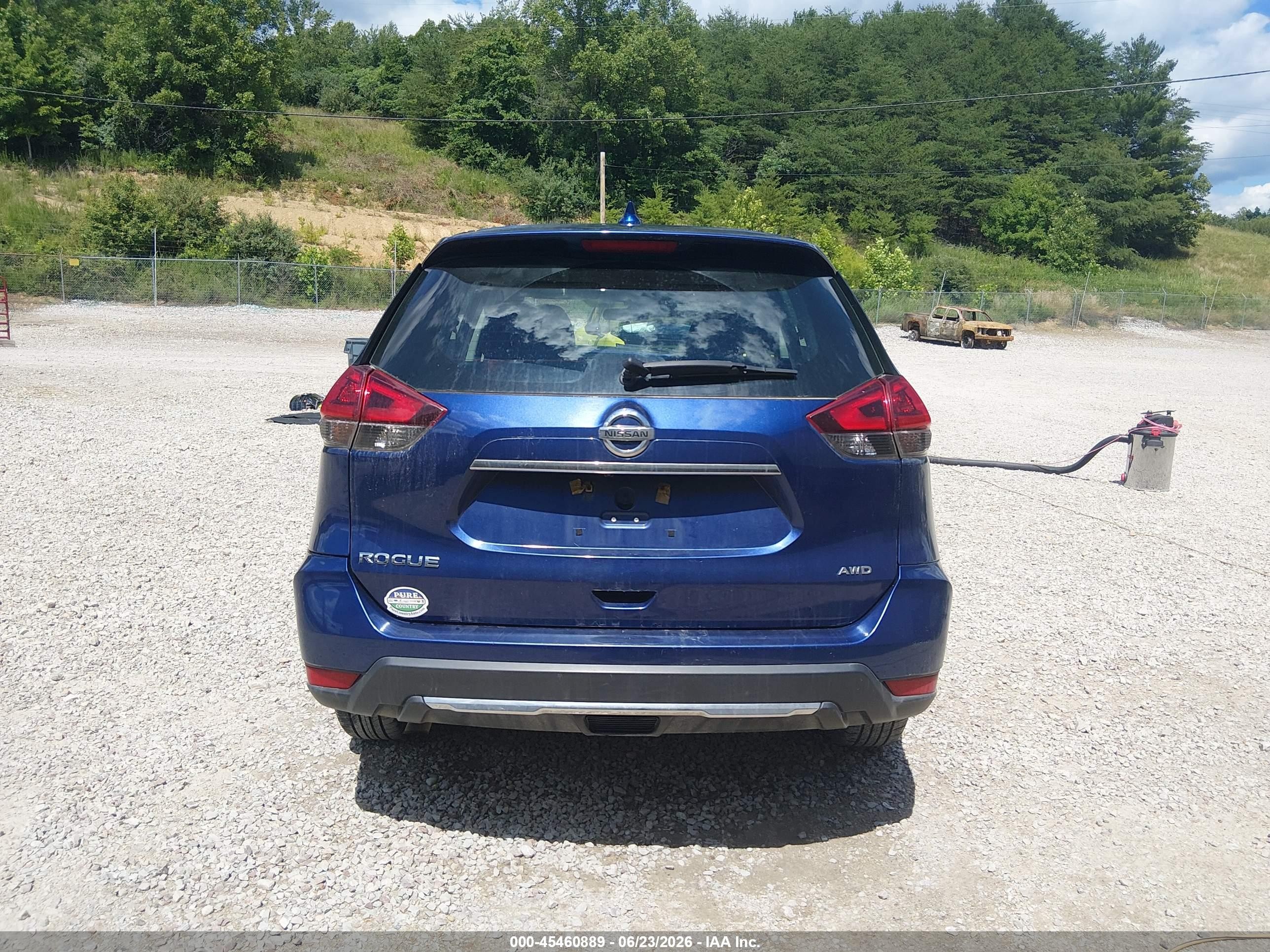 2019 Nissan Rogue S Blue vin: 5N1AT2MV5KC798683