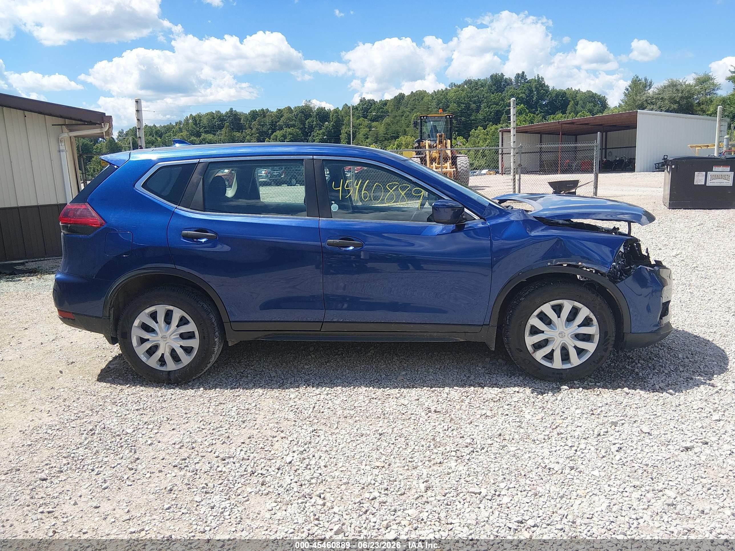 2019 Nissan Rogue S Blue vin: 5N1AT2MV5KC798683