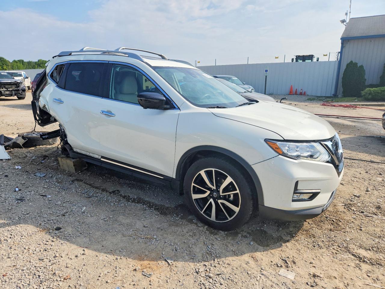 2019 Nissan Rogue Sl White vin: 5N1AT2MV5KC840298