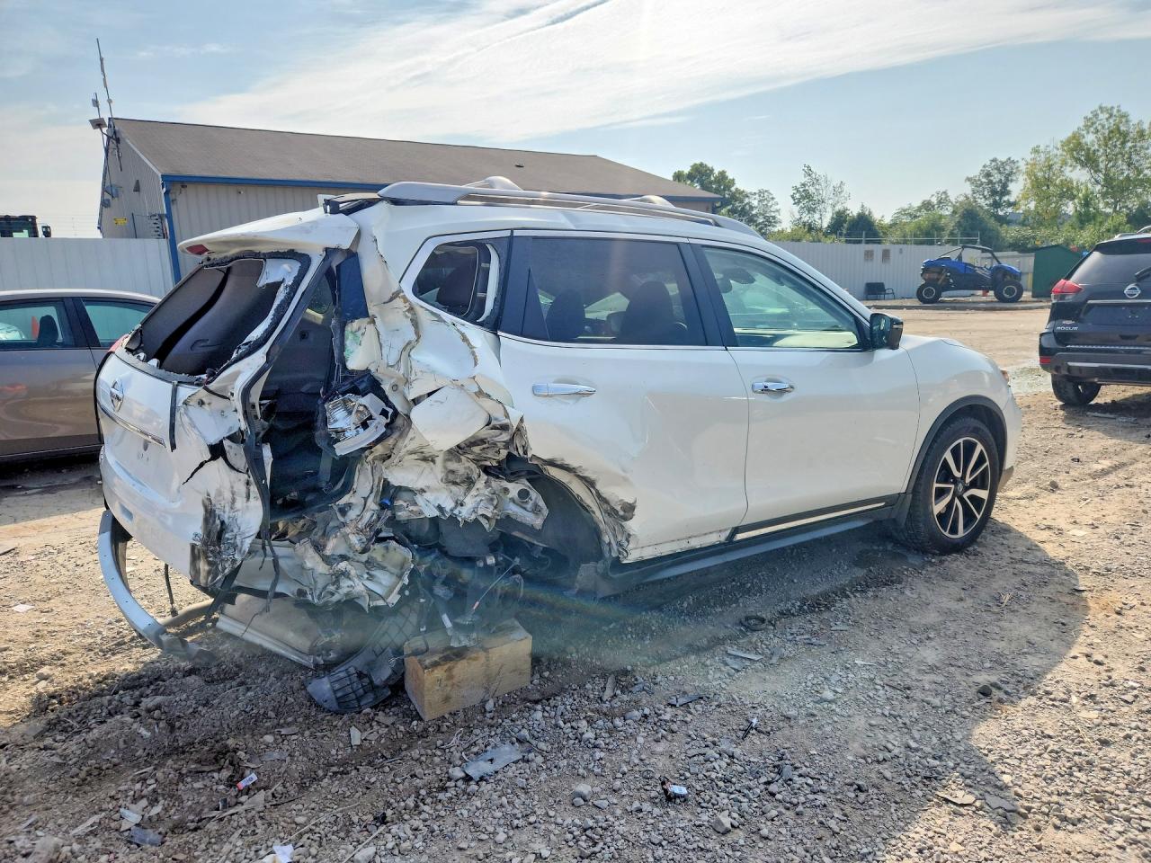 2019 Nissan Rogue Sl White vin: 5N1AT2MV5KC840298