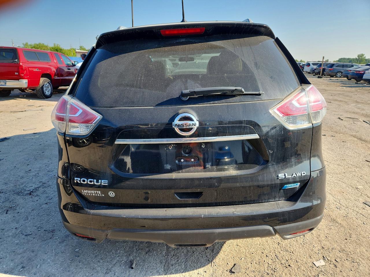2014 Nissan Rogue Sl Blue vin: 5N1AT2MV6EC753112