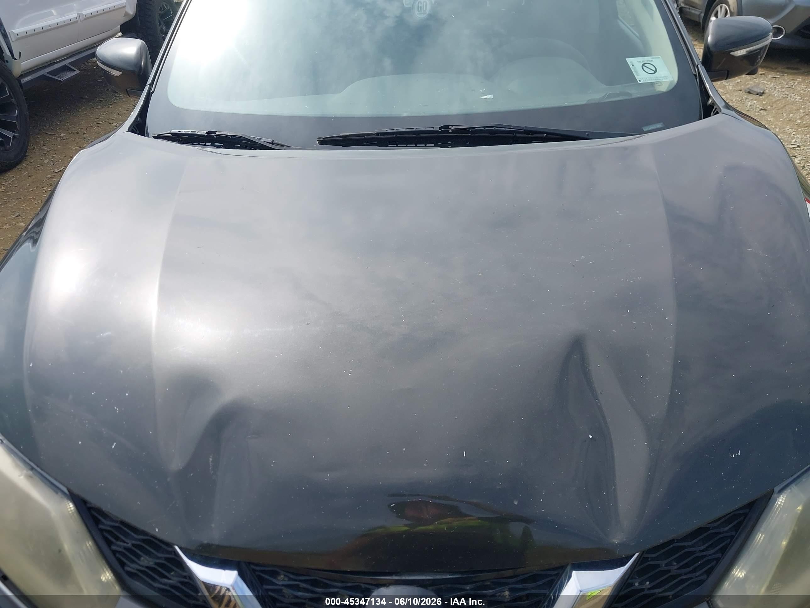 2014 Nissan Rogue Sv Gray vin: 5N1AT2MV6EC776602