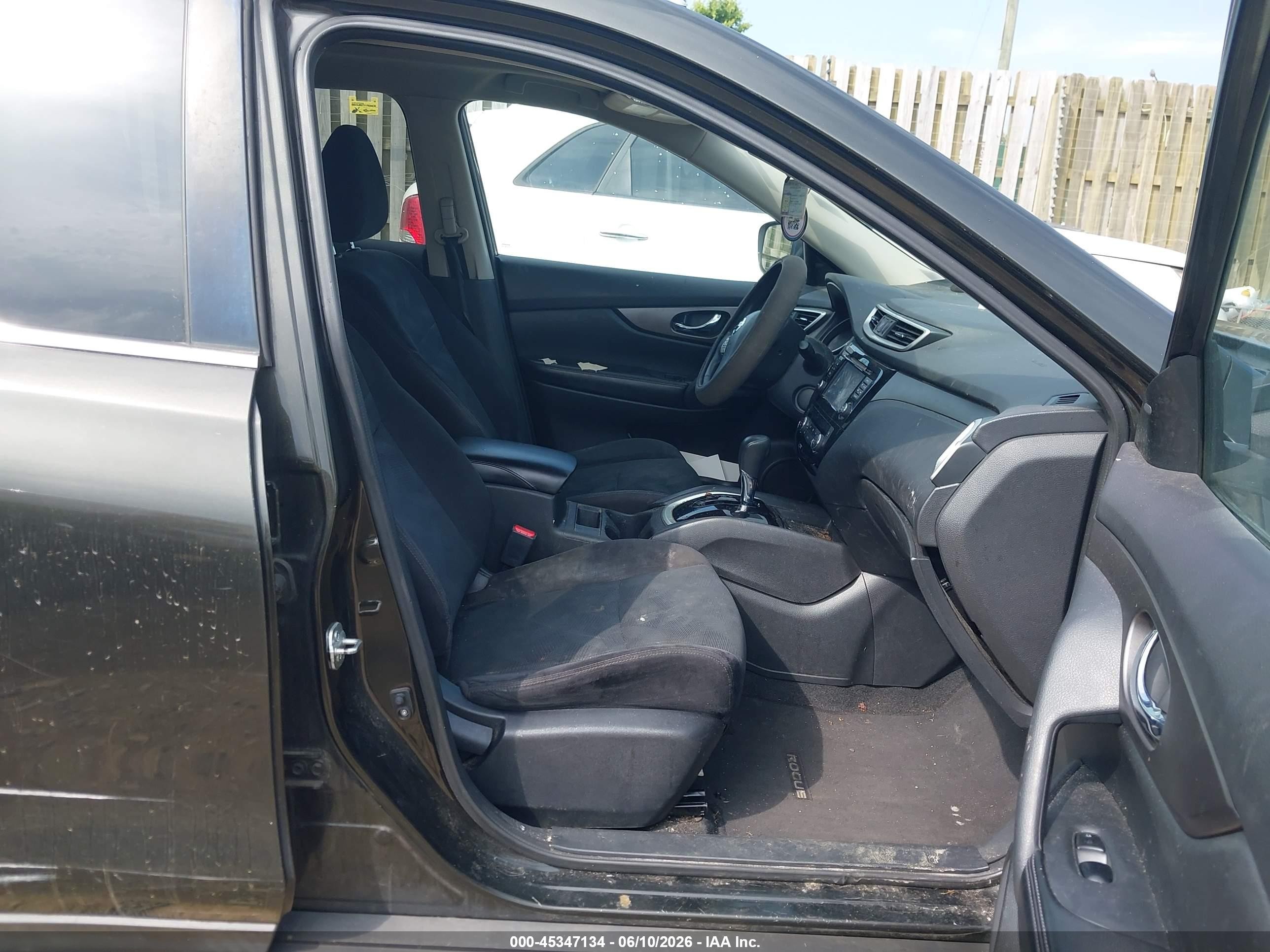2014 Nissan Rogue Sv Gray vin: 5N1AT2MV6EC776602